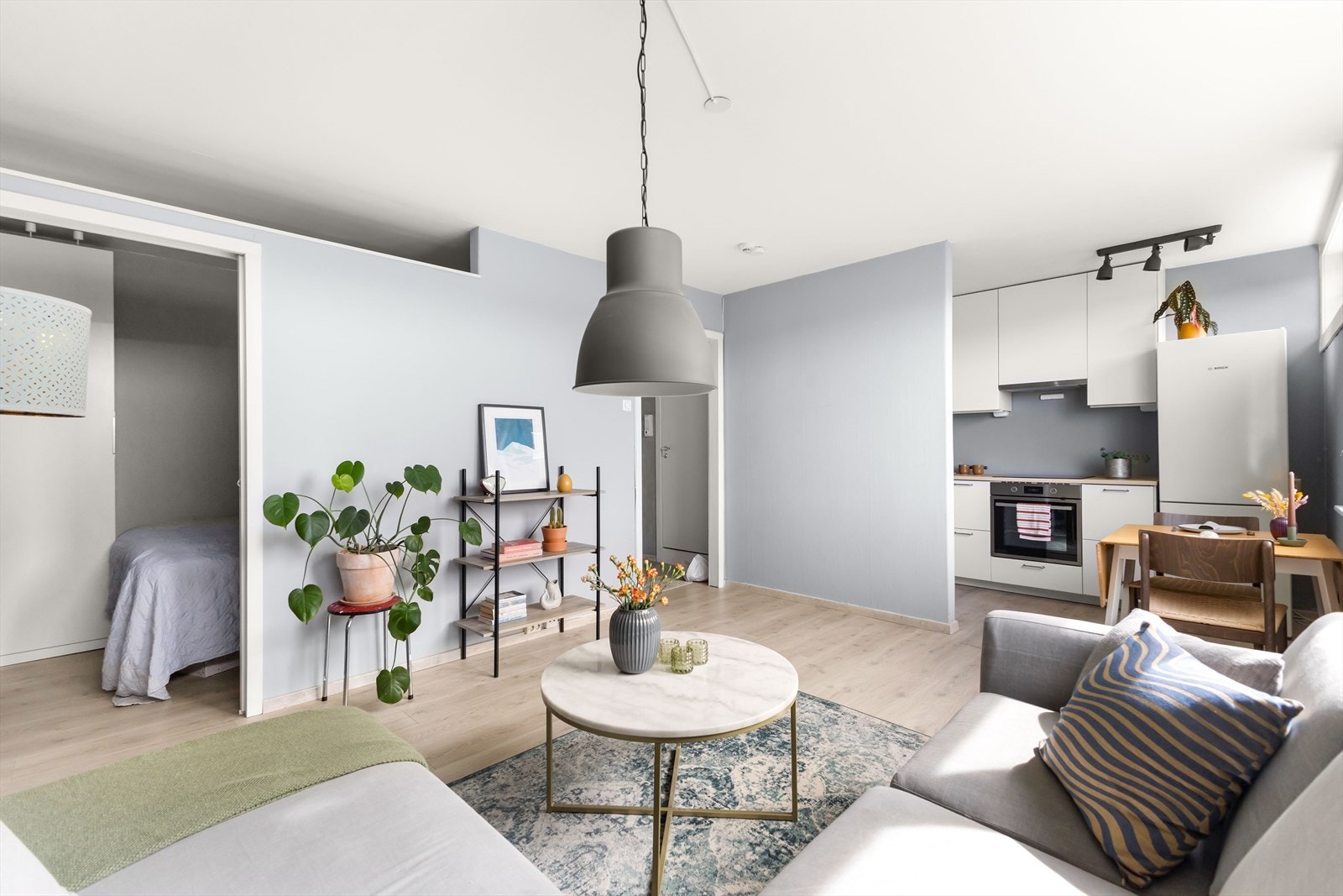 En innbydende og arealeffektiv 1-roms med attraktiv beliggenhet på Manglerud med kort vei til Oslo sentrum Galleribilde