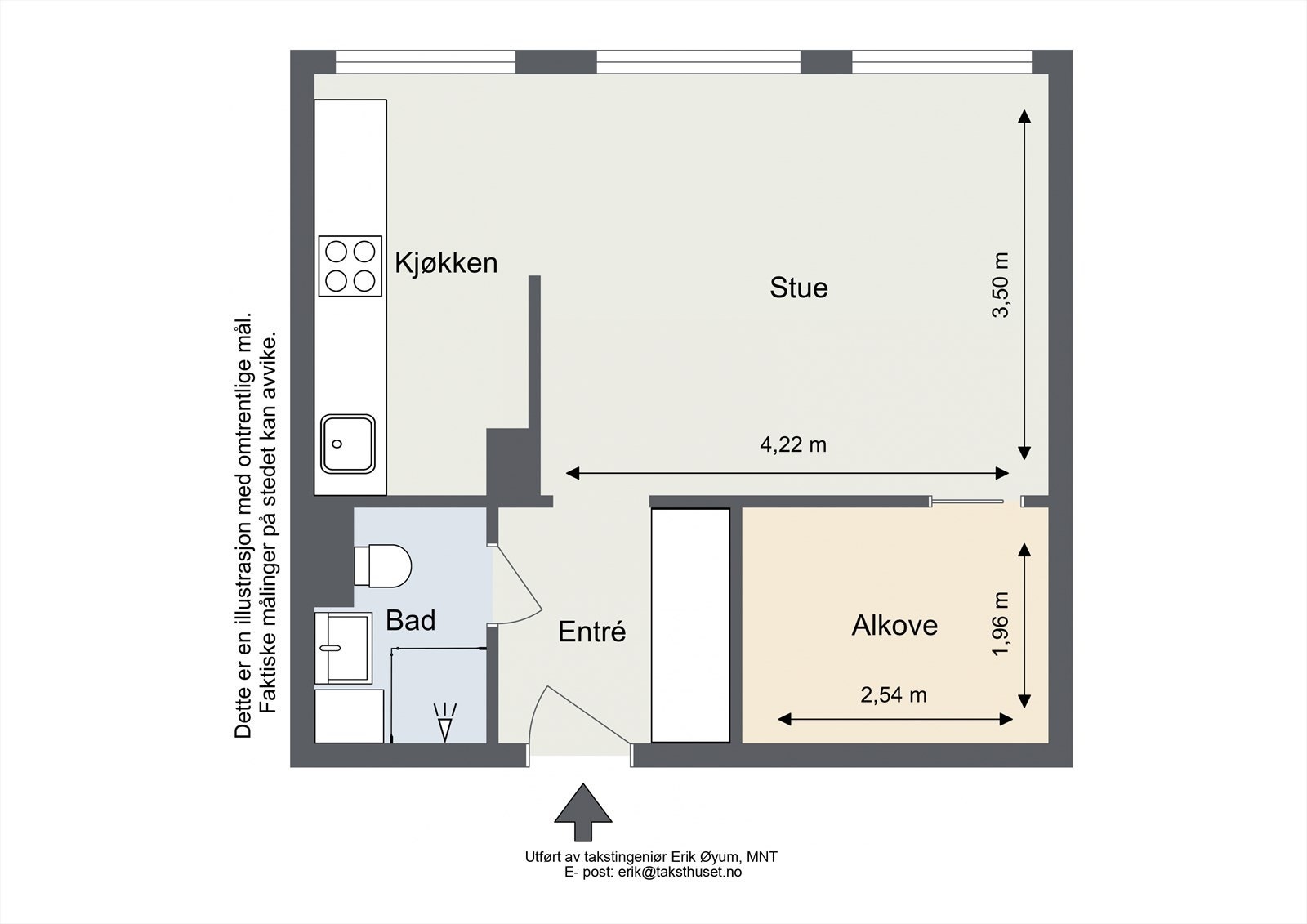 Plantegning Galleribilde