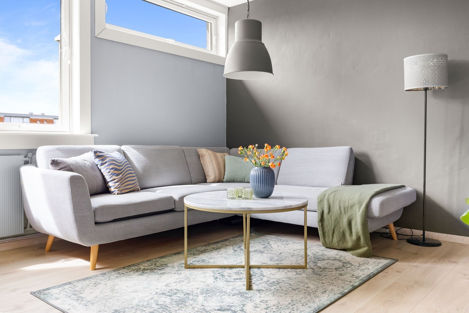 Fin plass til en hyggelig sofakrok Galleribilde