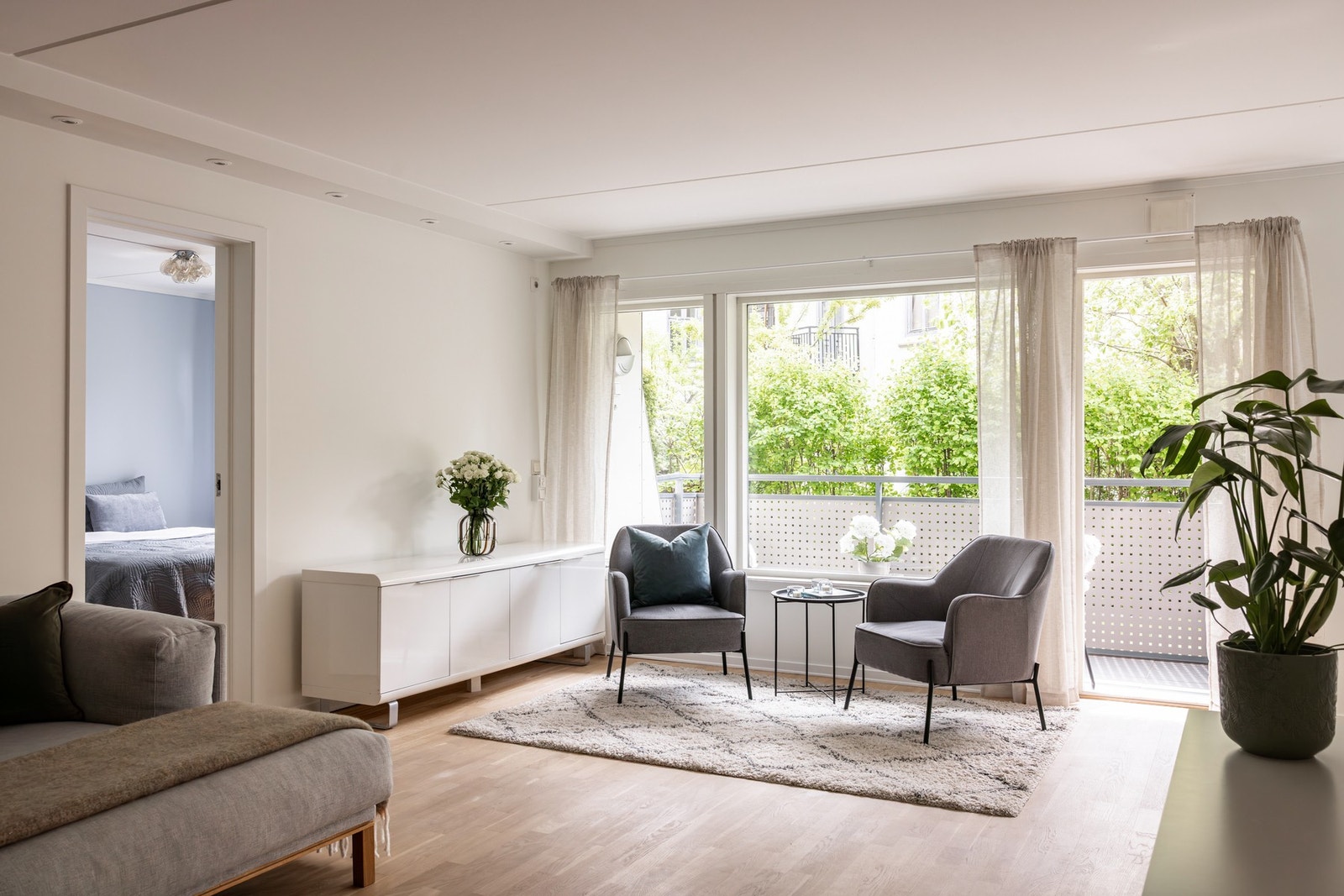 Boligen har en gjennomtenkt planløsning som gir mulighet for fleksbile løsninger. Galleribilde