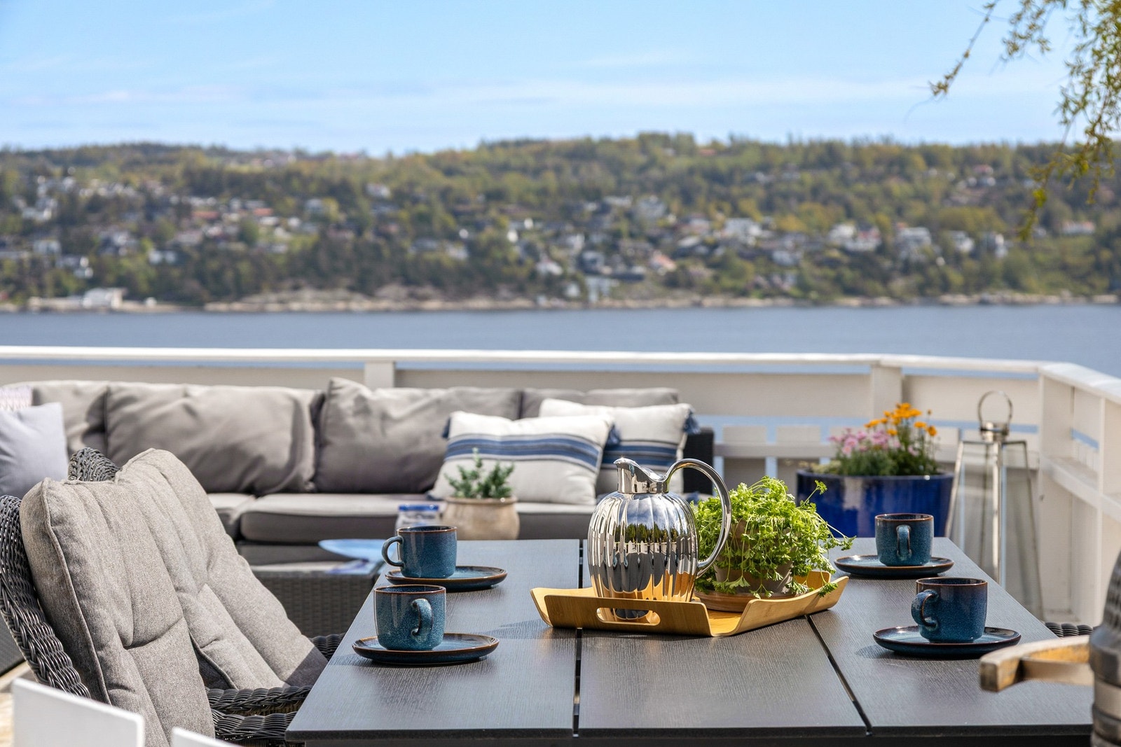 Her ligger alt til rette for å nyte lange, late sommerdager med familien. Galleribilde