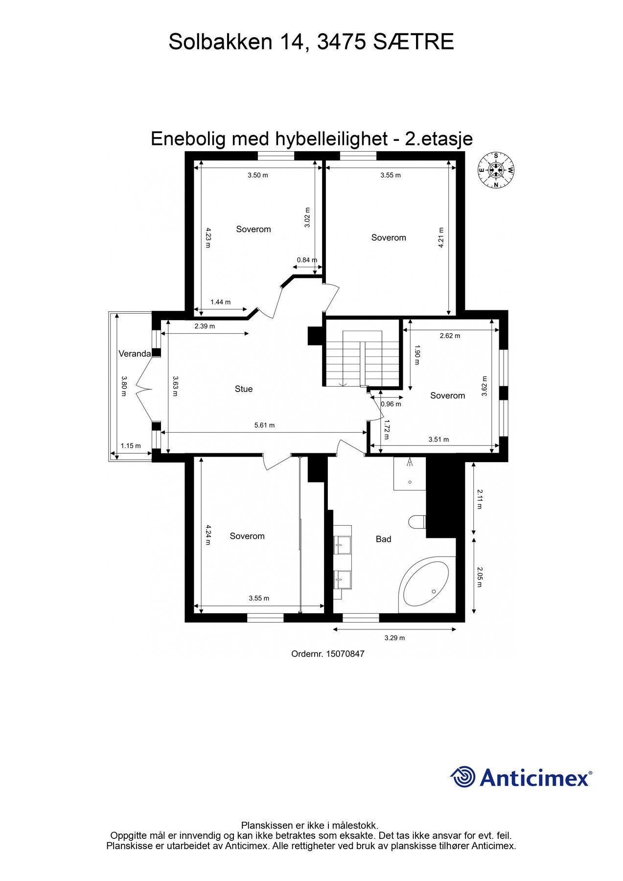 Planløsning 2.etasjen Galleribilde