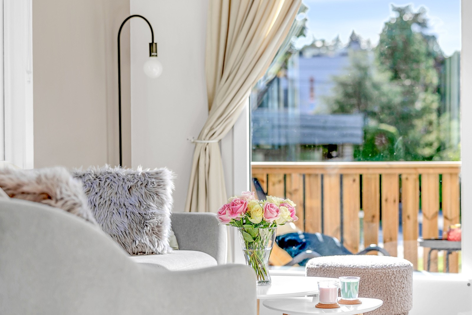 Stue detalj. Lite innsyn. Galleribilde