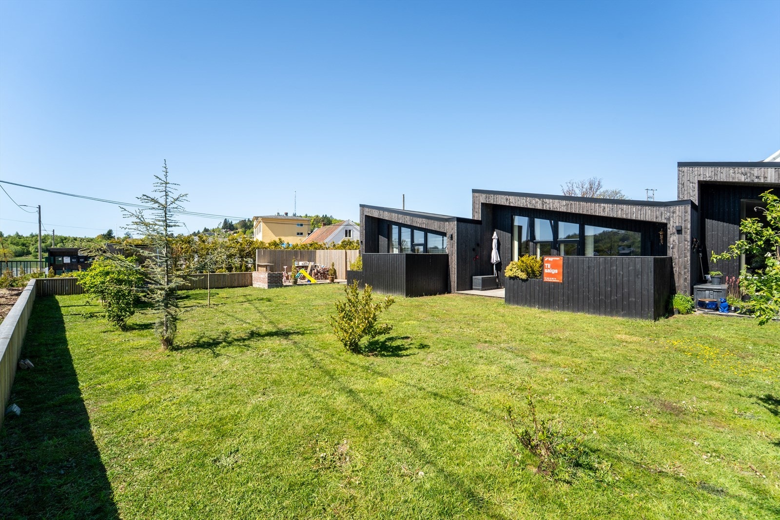 Pent opparbeidet uteområde Galleribilde