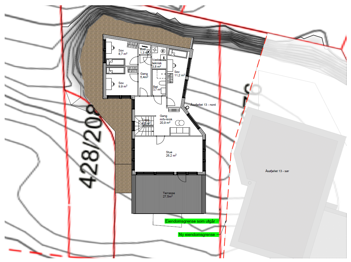 Plantegninger 3. etasje Galleribilde