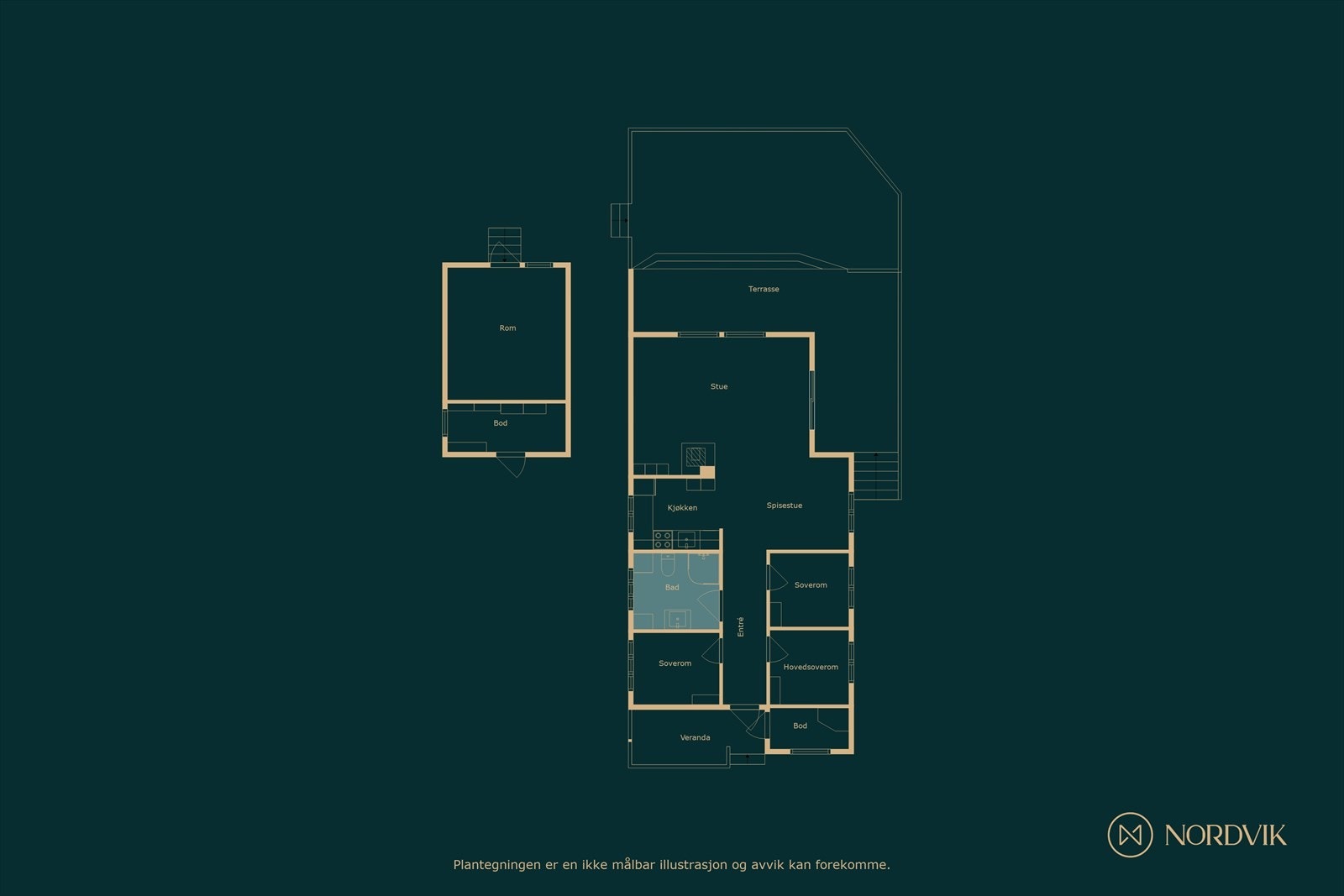 Plantegning Galleribilde