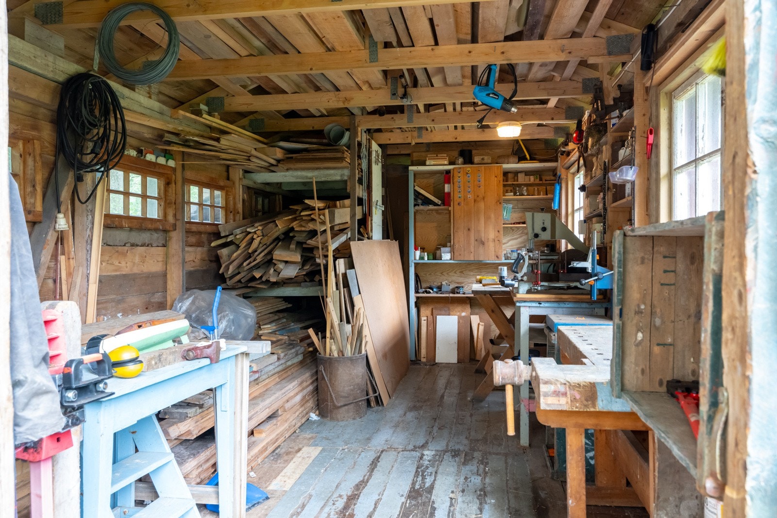 Her kan man snekre og kose seg. Galleribilde