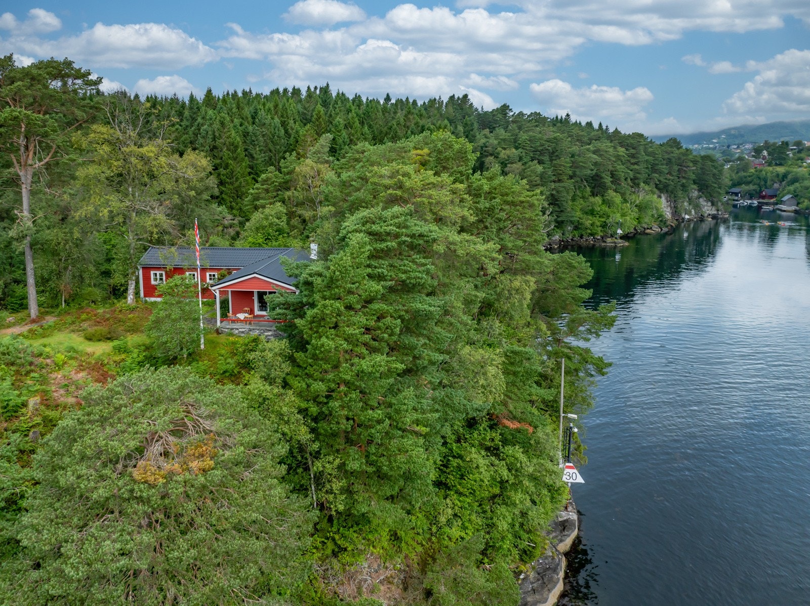Det er flotte friluftsområder i nærheten og like utenfor øyene er det mange gode fiskeplasser. Galleribilde