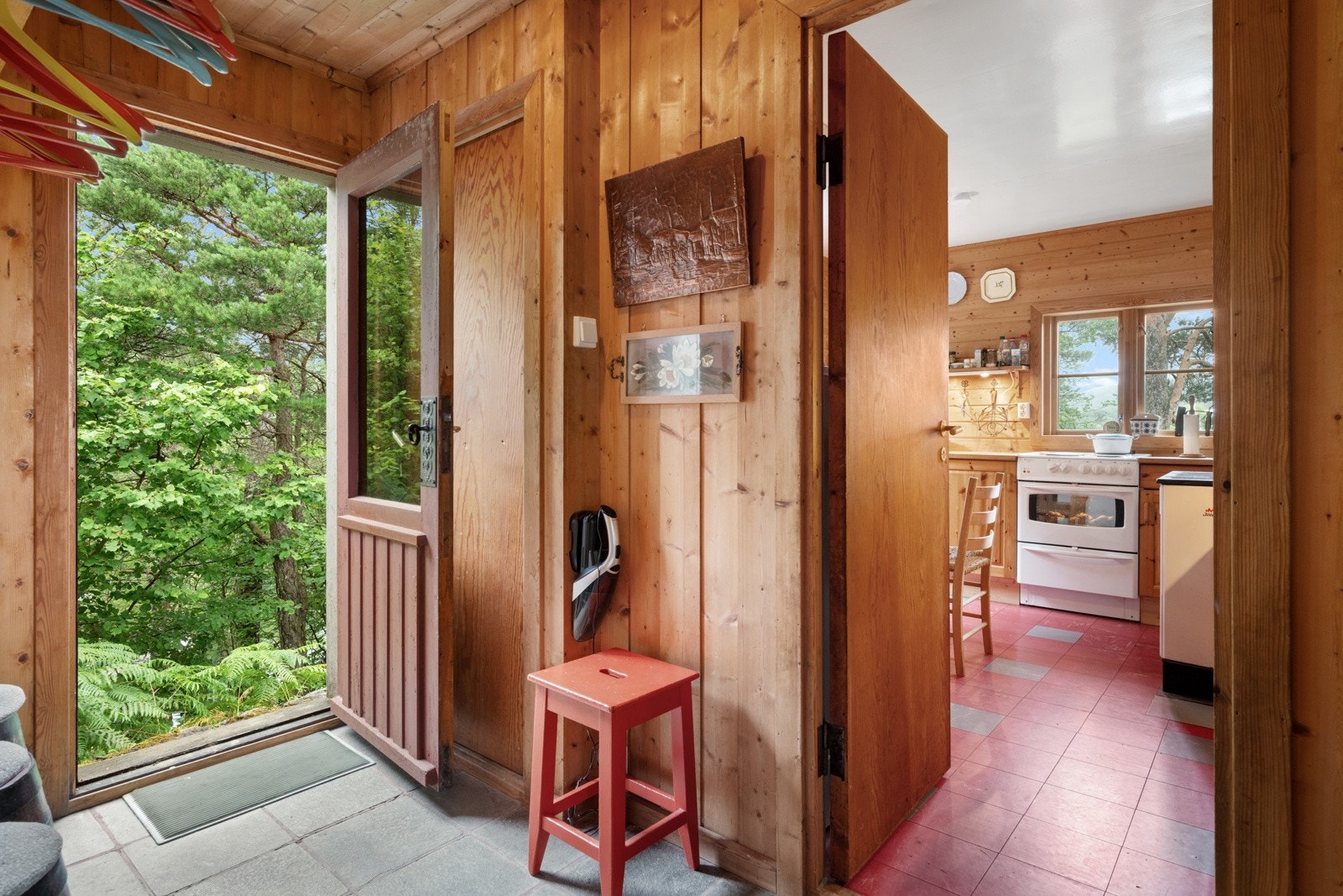 Utgang til den andre terrasen. Galleribilde