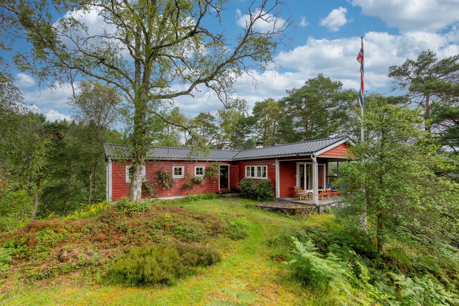 Rundt hytten er det fine uteområder! Galleribilde