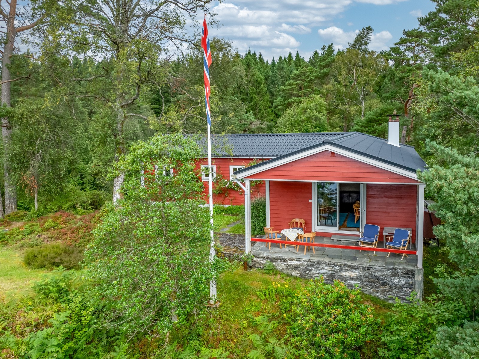 På tomten er det utebod og verksted med utedo. Galleribilde