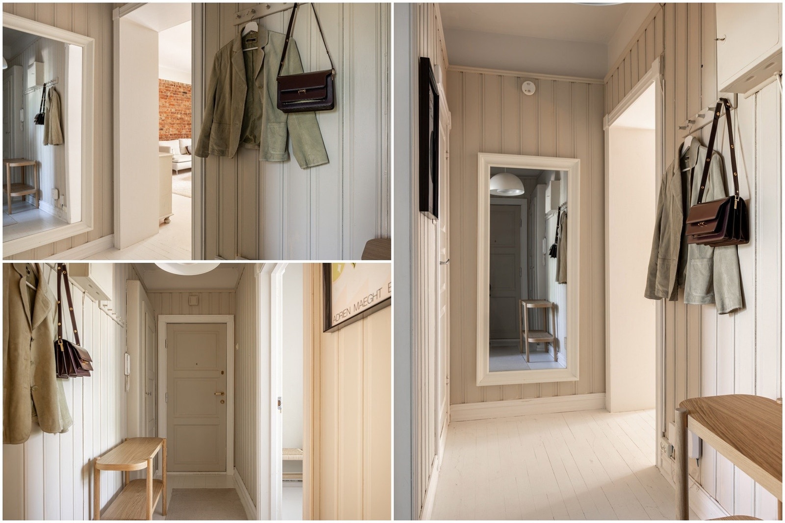 Entré med plassbygd kott/garderobe. Galleribilde