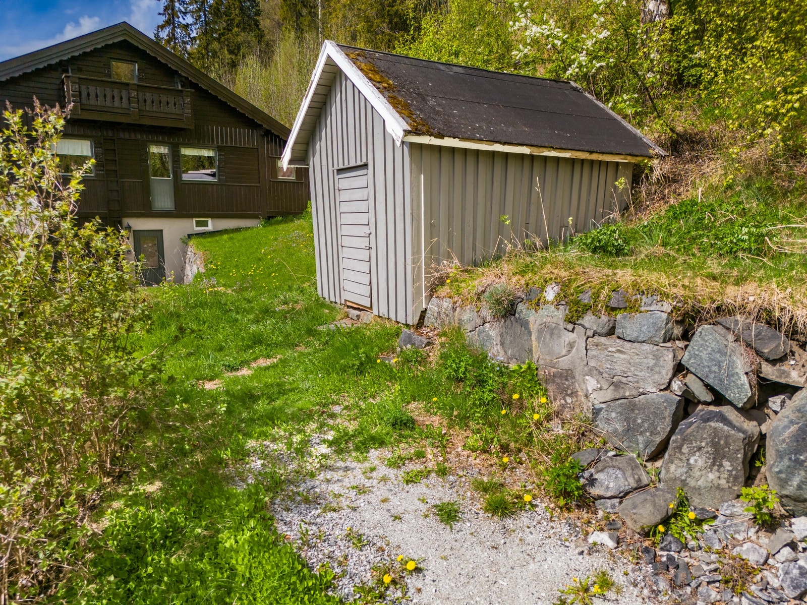 Utvendig bod. Galleribilde