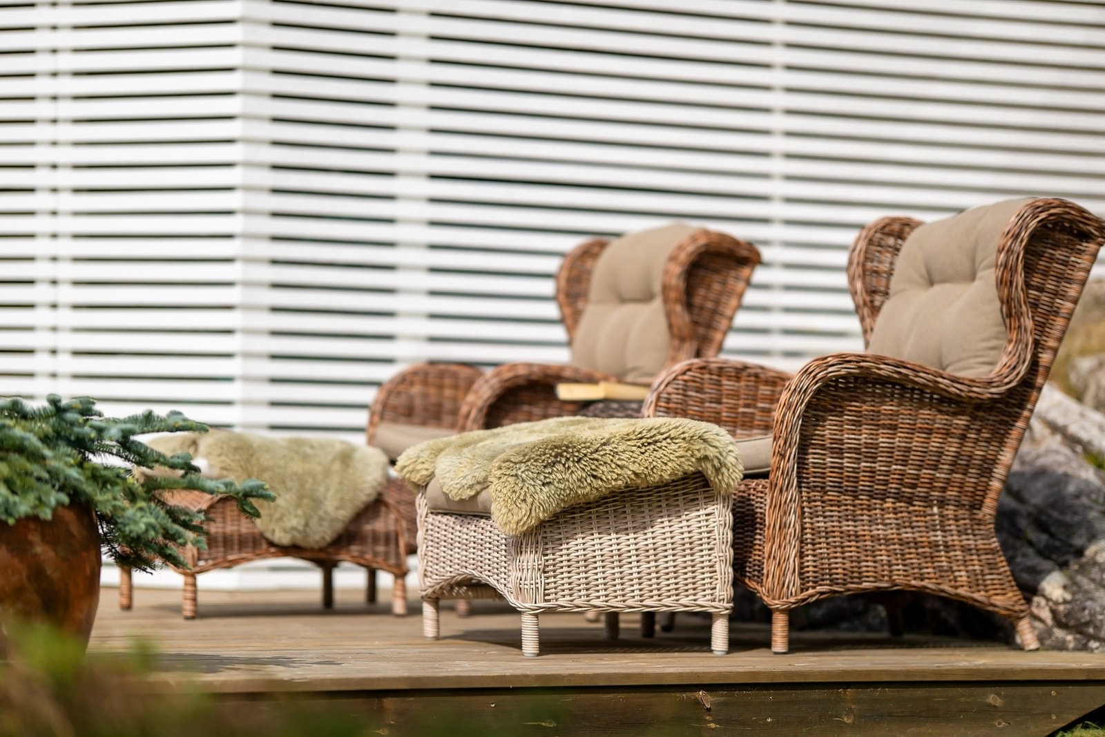 Fin terrasse Galleribilde