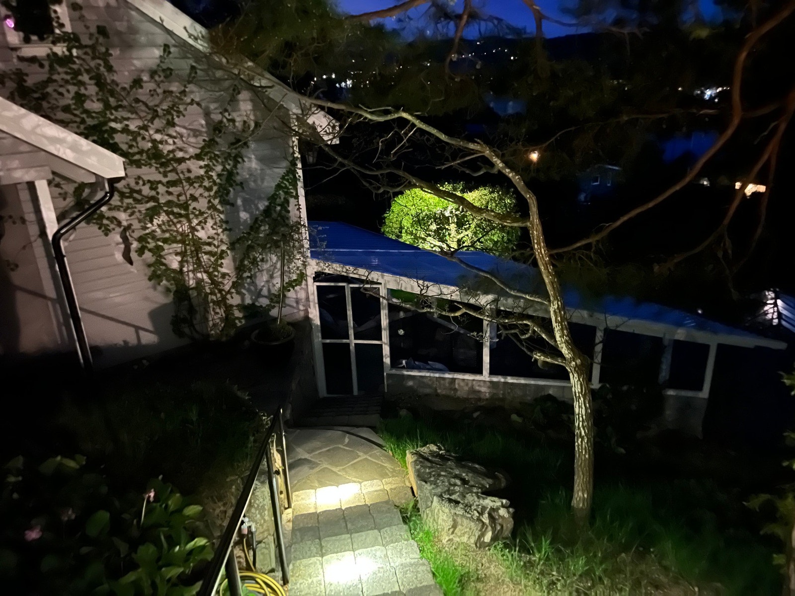 Trappeadkomst til hytta Galleribilde