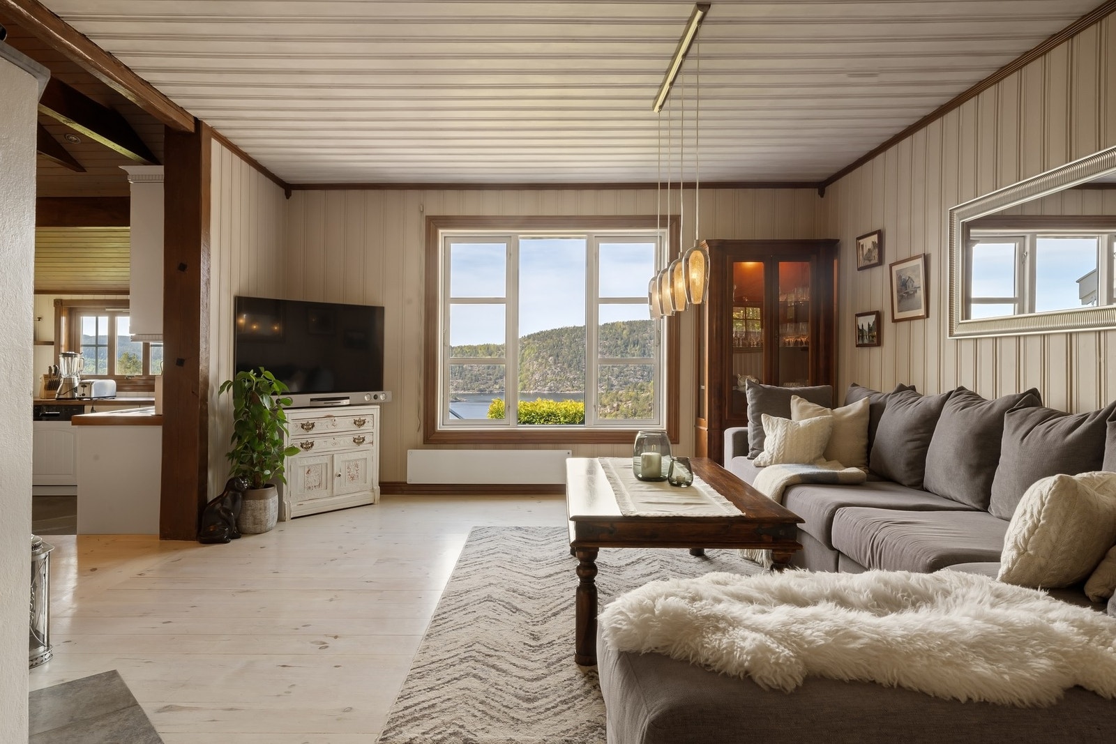 Fin utsikt fra stuen Galleribilde