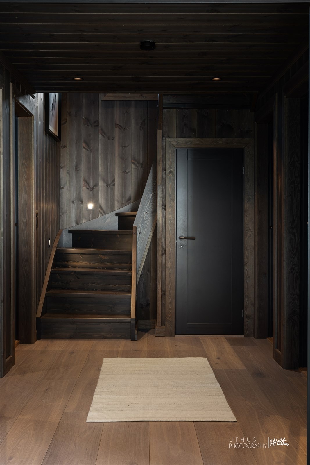 Trapperom, kott under trapp Galleribilde