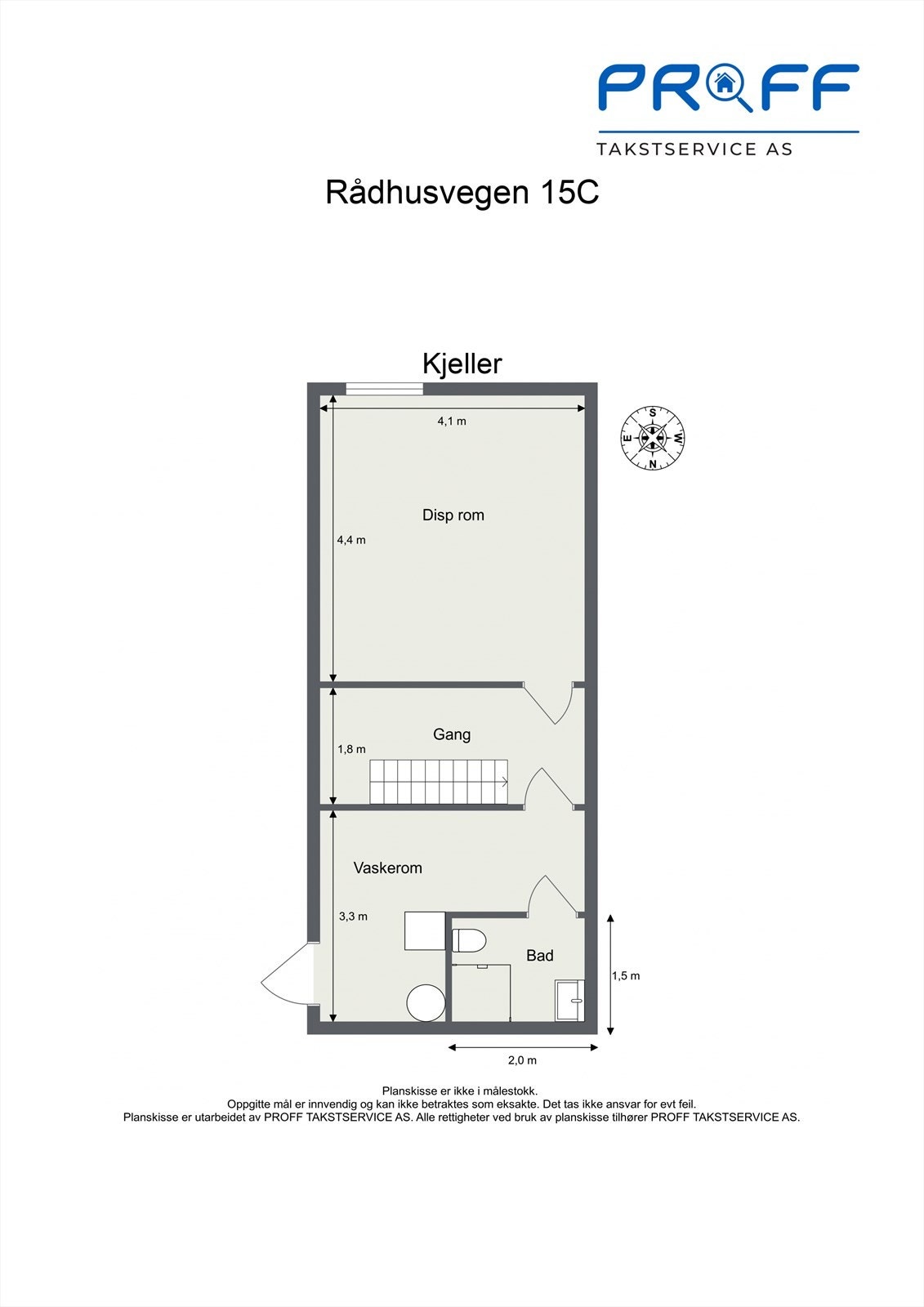 Plantegning kjeller Galleribilde