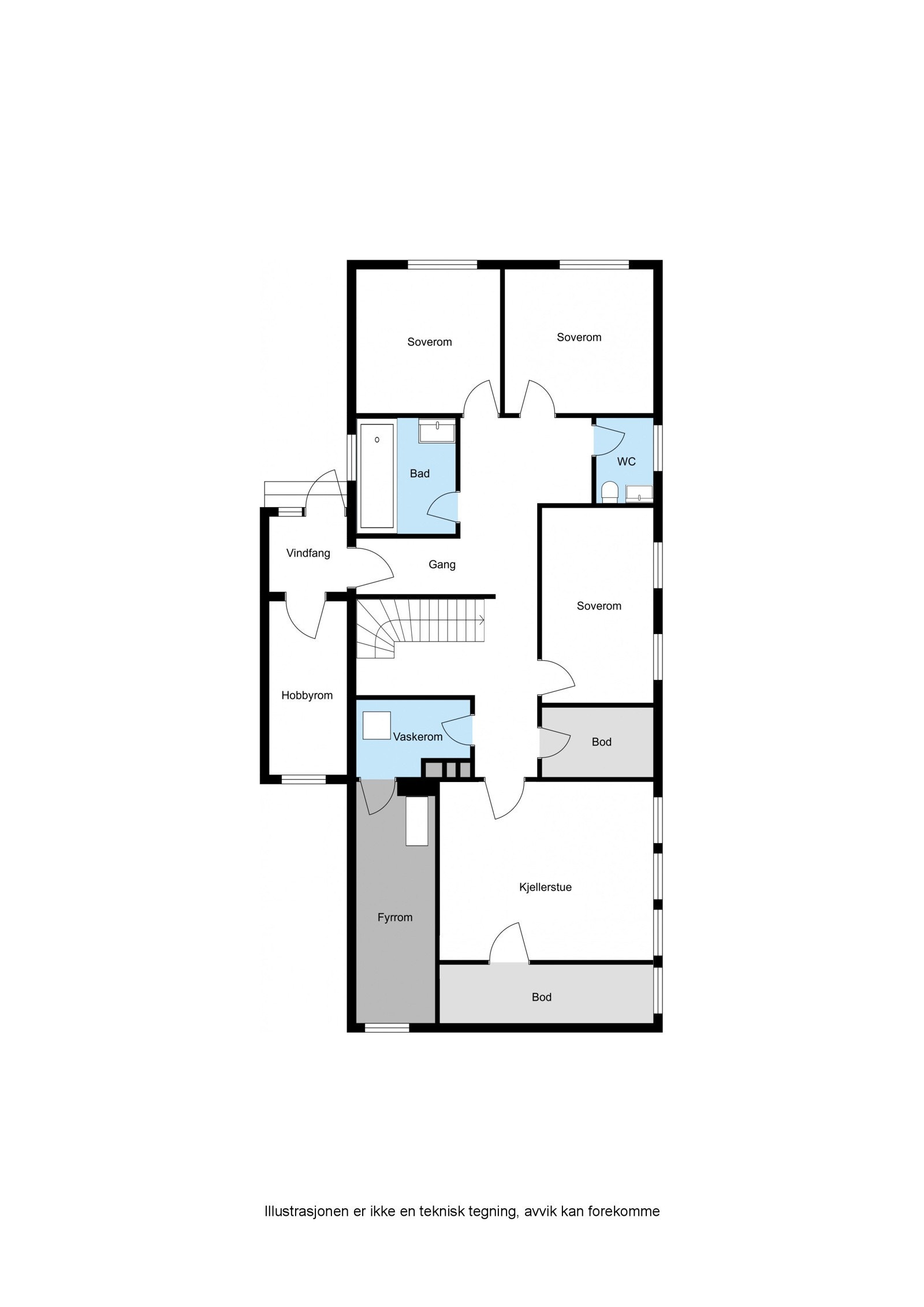 Plantegning. Galleribilde