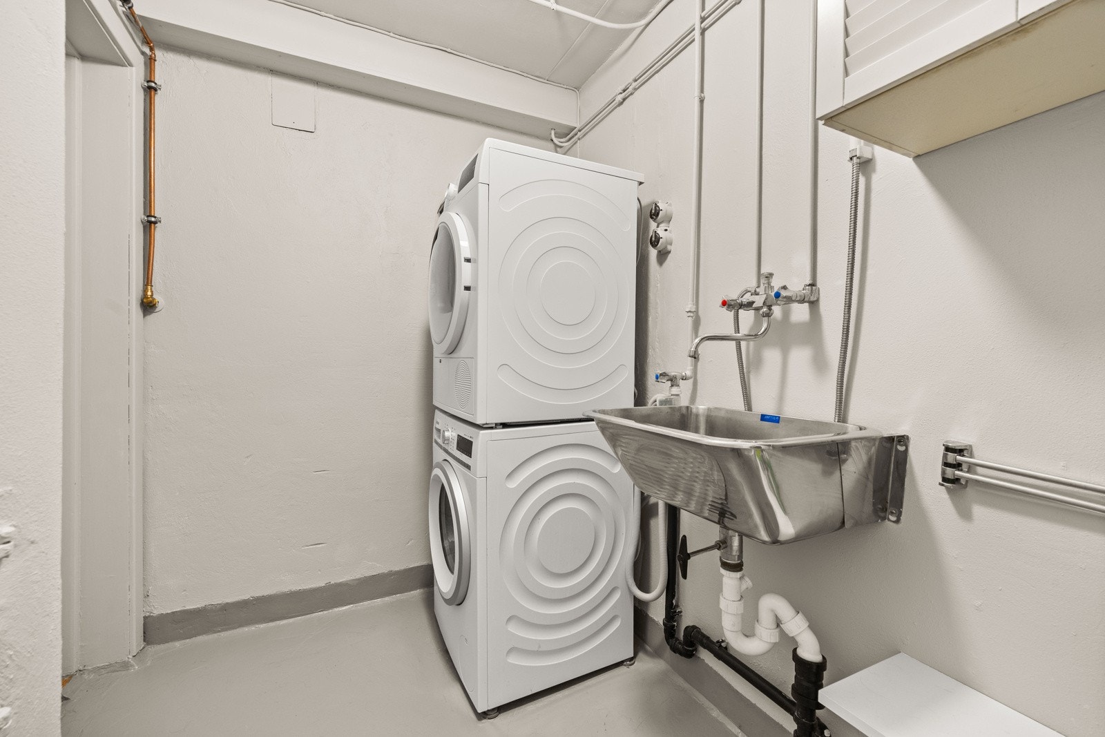 Her er det også et praktisk vaskerom. Galleribilde