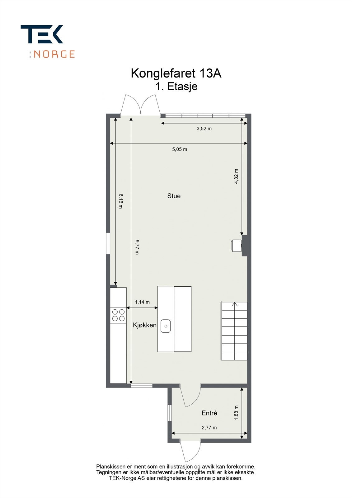 Plantegning 1.etasje Galleribilde