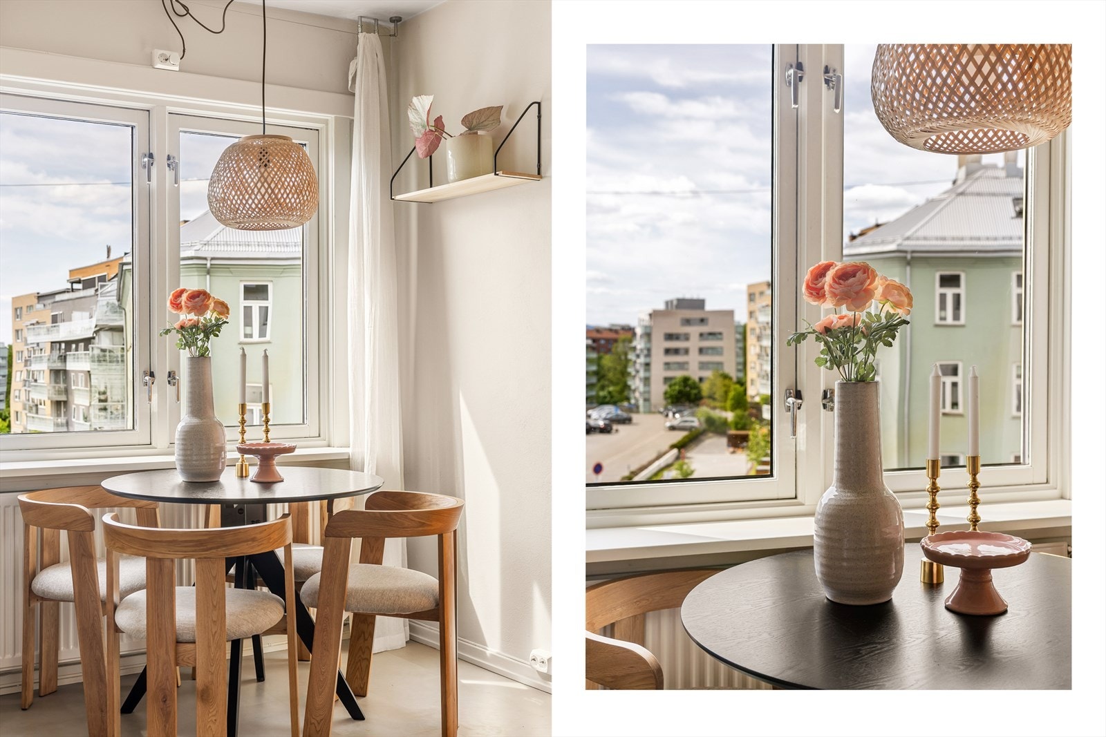 Rommet har store vindusflater som sikrer godt innslipp av naturlig lys. Galleribilde