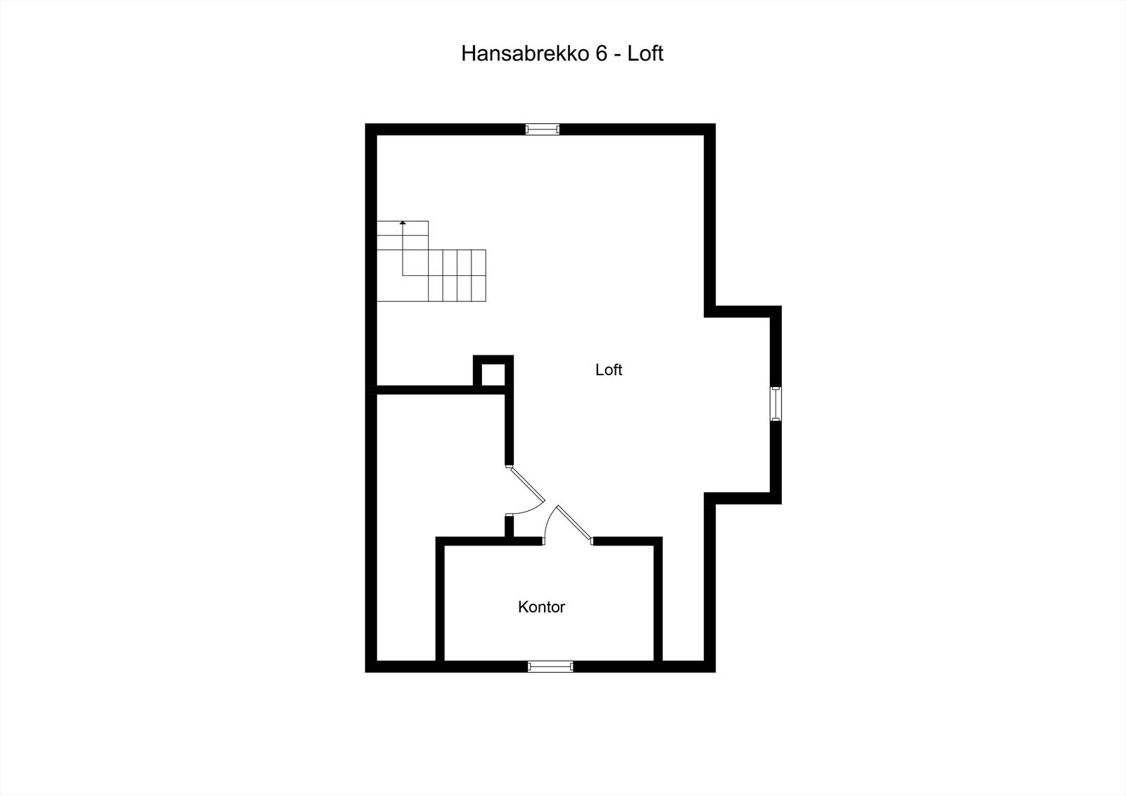 - Plantegning loft - Galleribilde