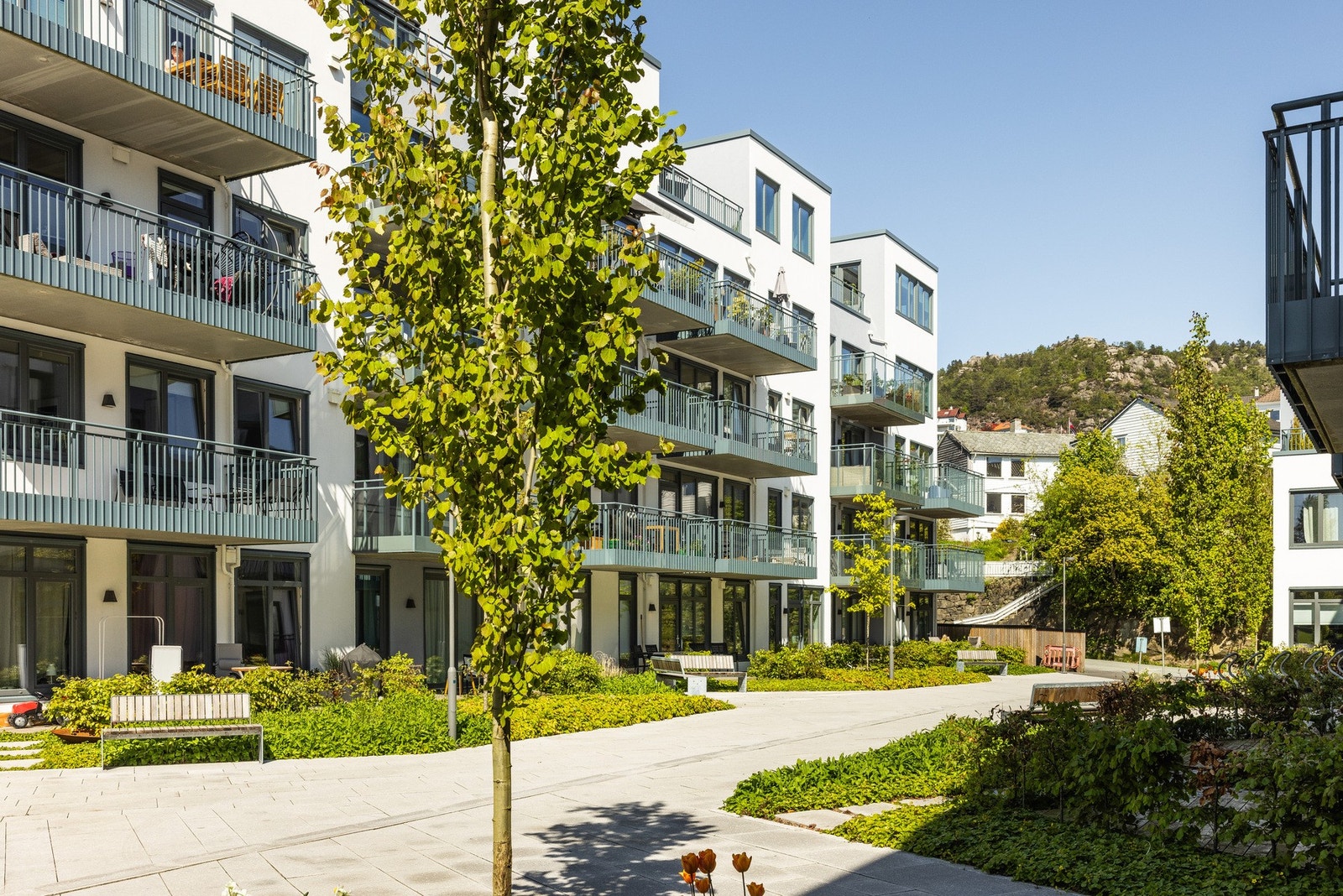 Området er svært attraktivt med rolige omgivelser og kort vei inn til sentrum. Galleribilde