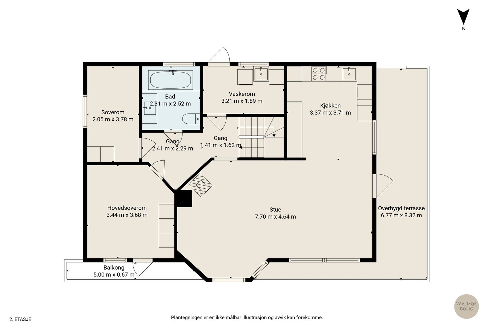 Gjør deg kjent med boligens planløsning Galleribilde