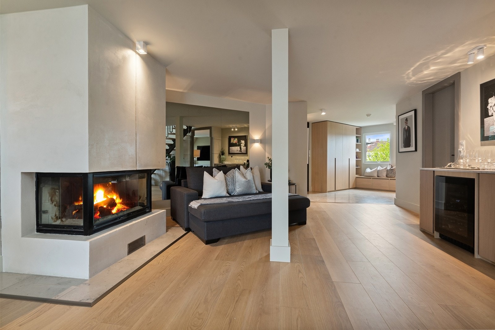 Det andre baderommet ligger mellom stue og hall. Galleribilde