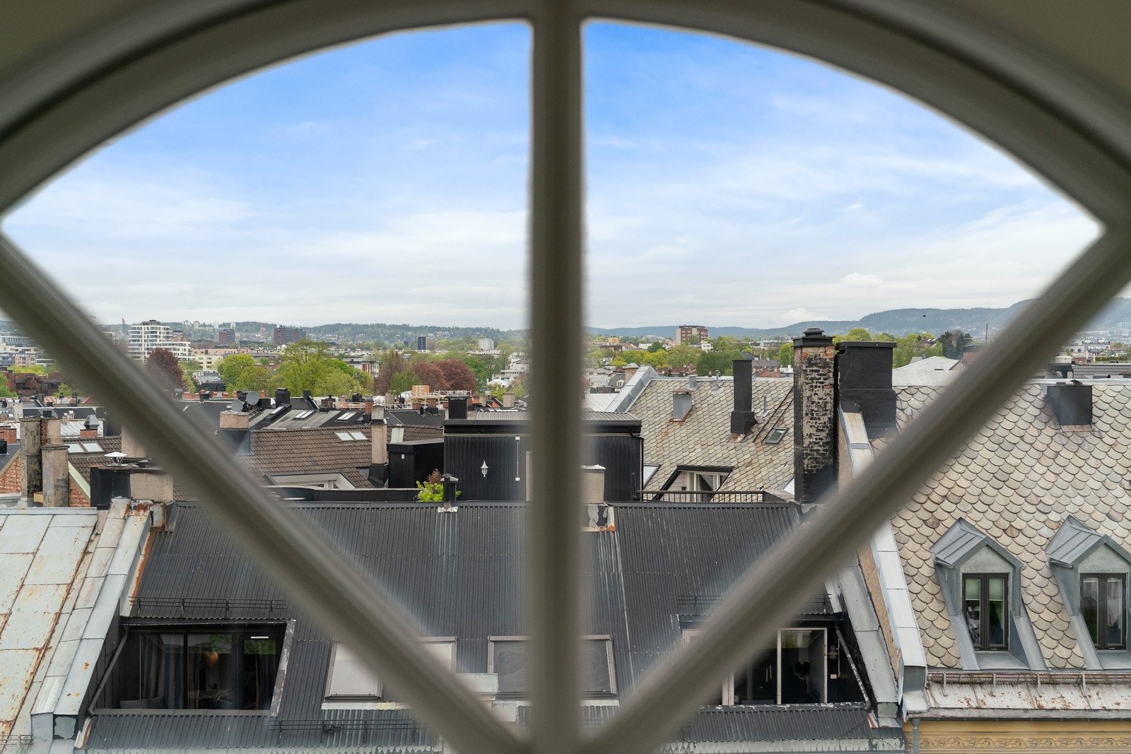 Flott utsyn også fra kjøkkenet. Galleribilde