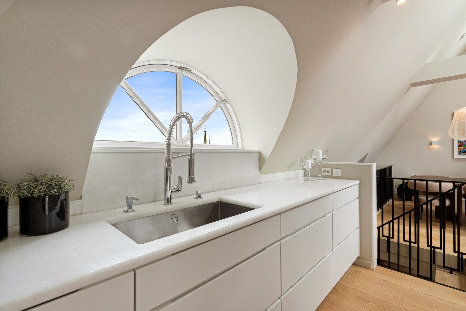 Solide benkeplater i marmor Galleribilde