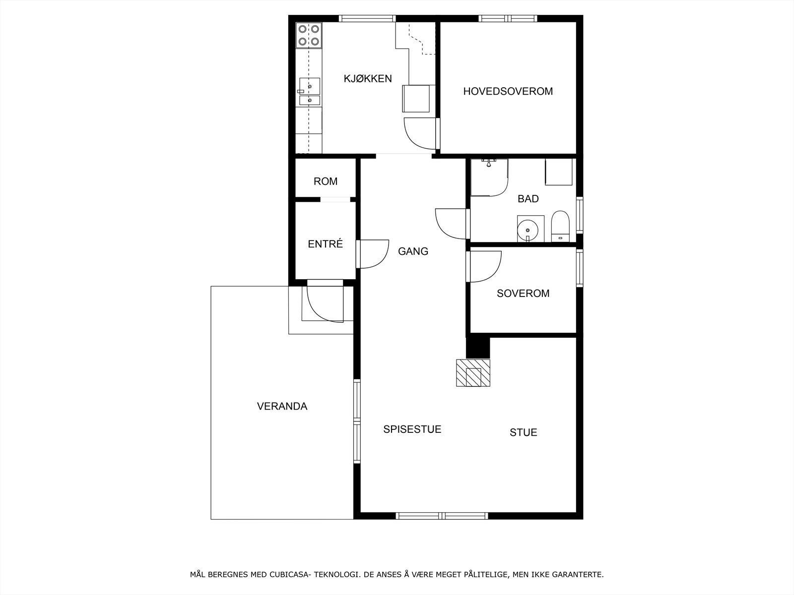 2d plantegning Galleribilde