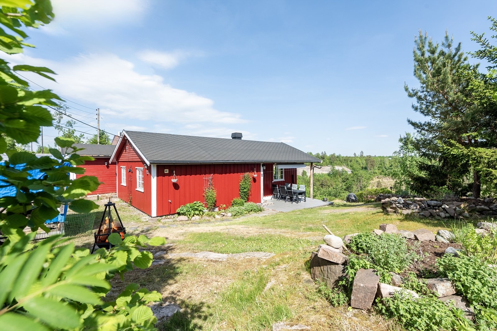 Du har strand- og baderett, og båt- og fiskerett i Askjemvannet Galleribilde