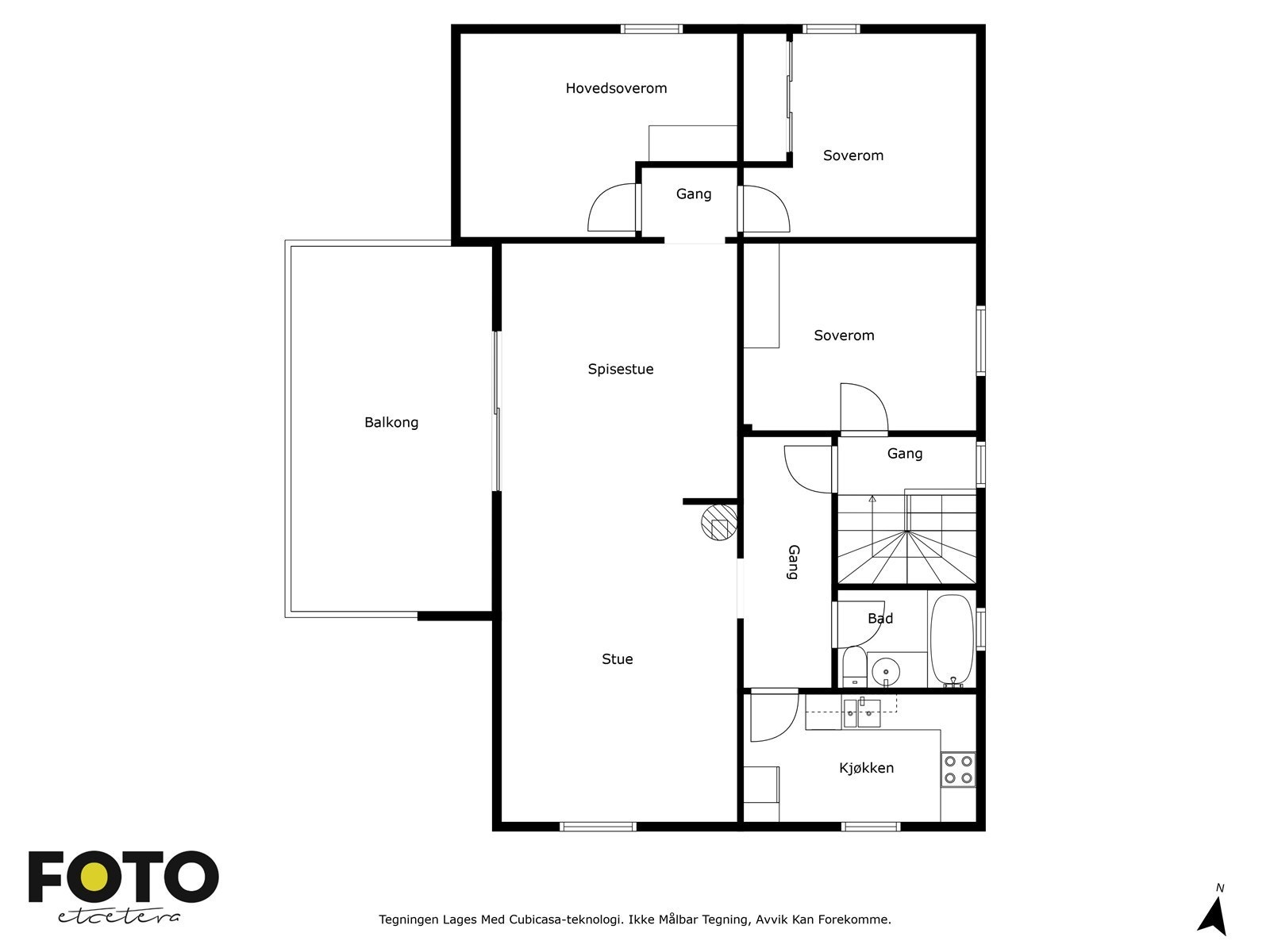 Planillustrasjon av 2.etg. Galleribilde
