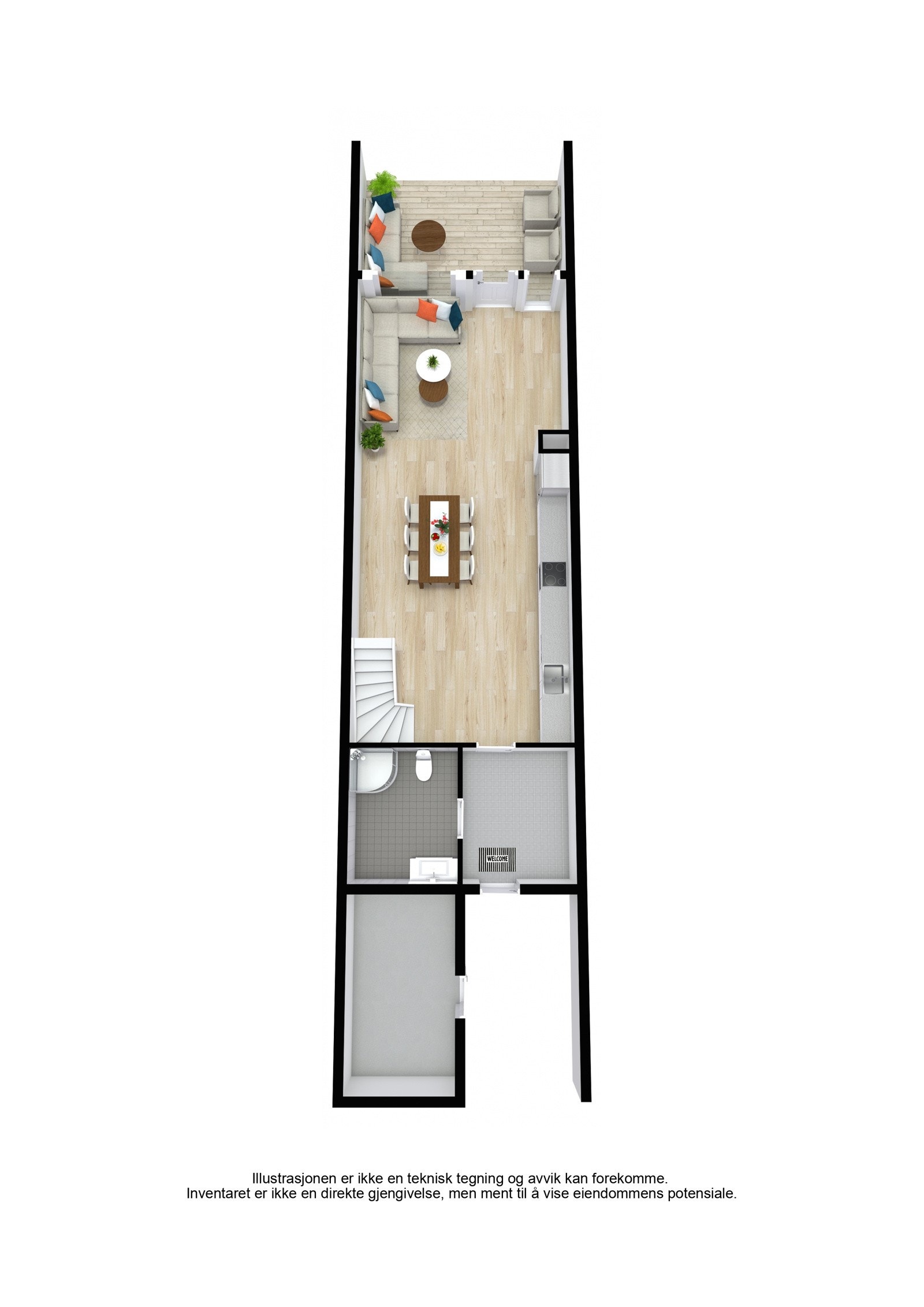 Plantegning 2. etasje. Galleribilde