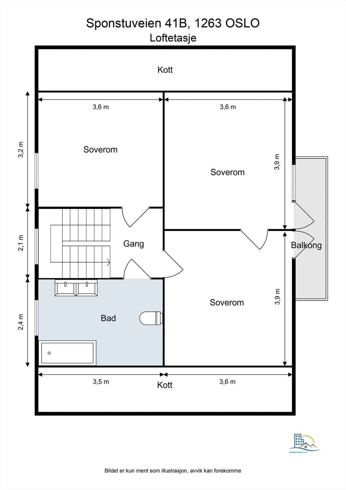 Plantegning 2.etasje Galleribilde