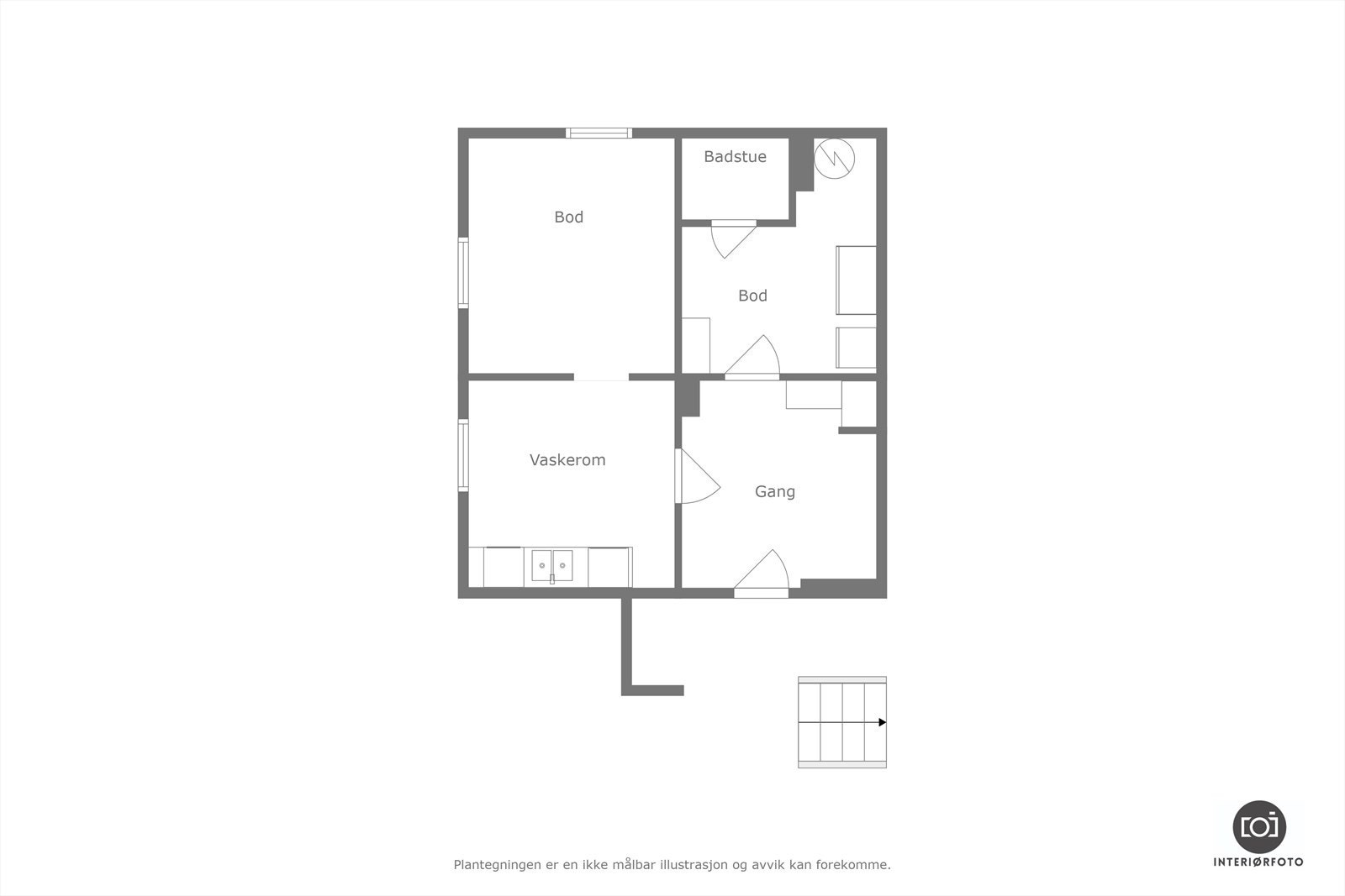 Plantegning Galleribilde