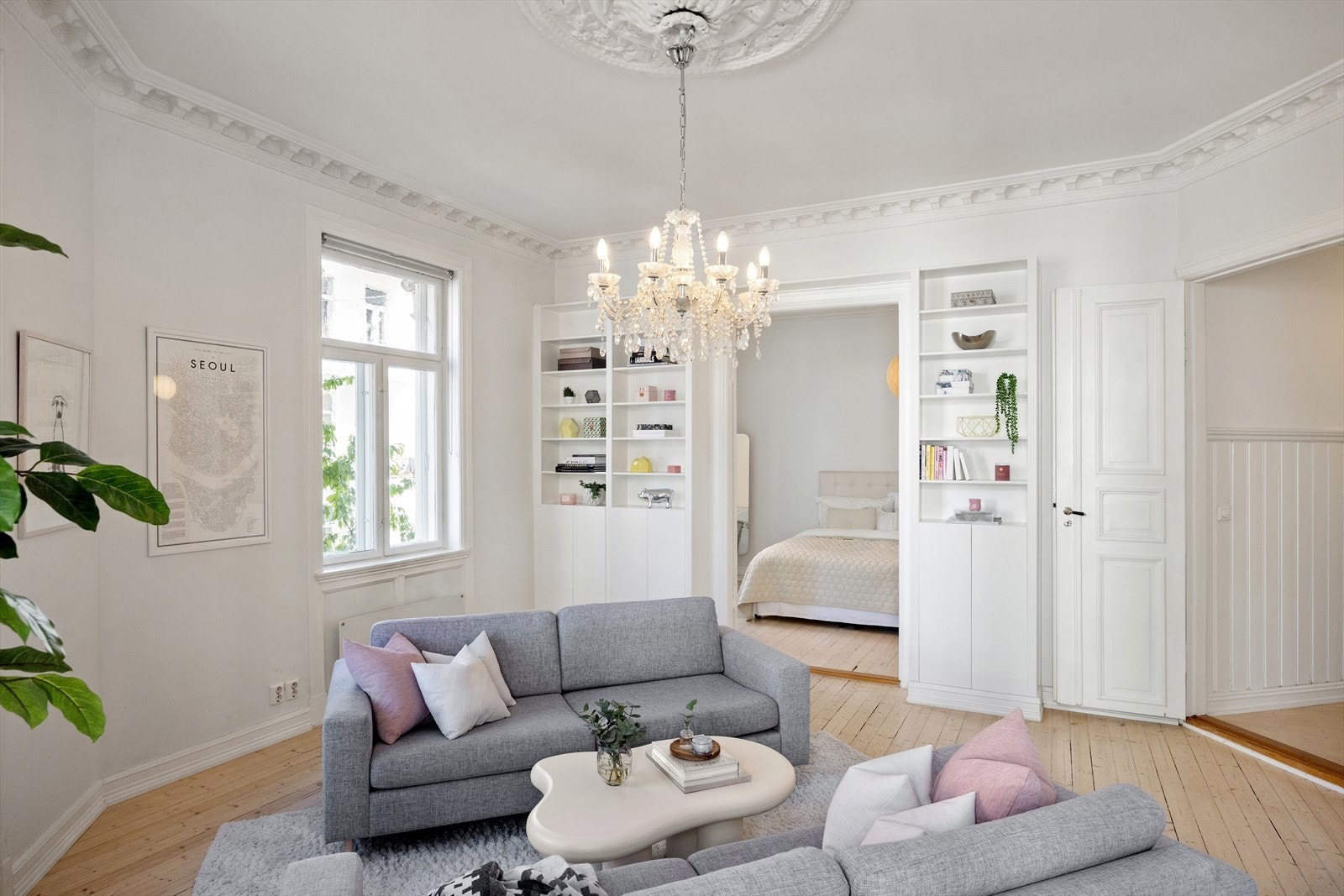 Fra stuen er det adkomst til hovedsoverommet. Galleribilde