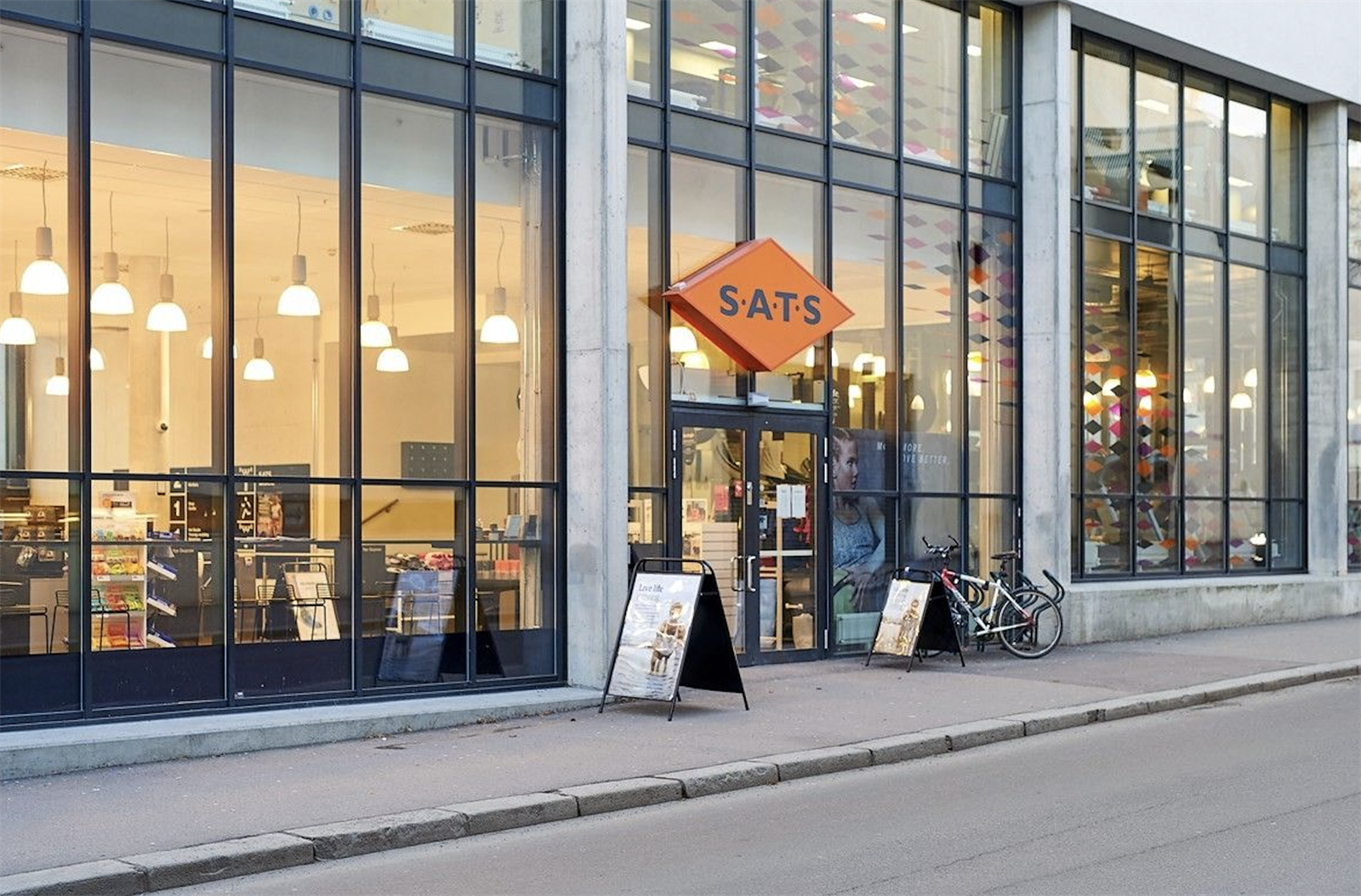 SATS Bislett er to minutter unna. Galleribilde
