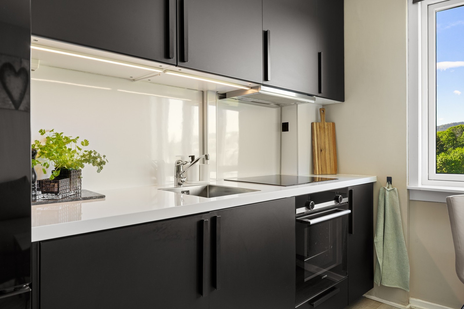 Kjøkkenet er utstyrt med komfyrvakt. Galleribilde