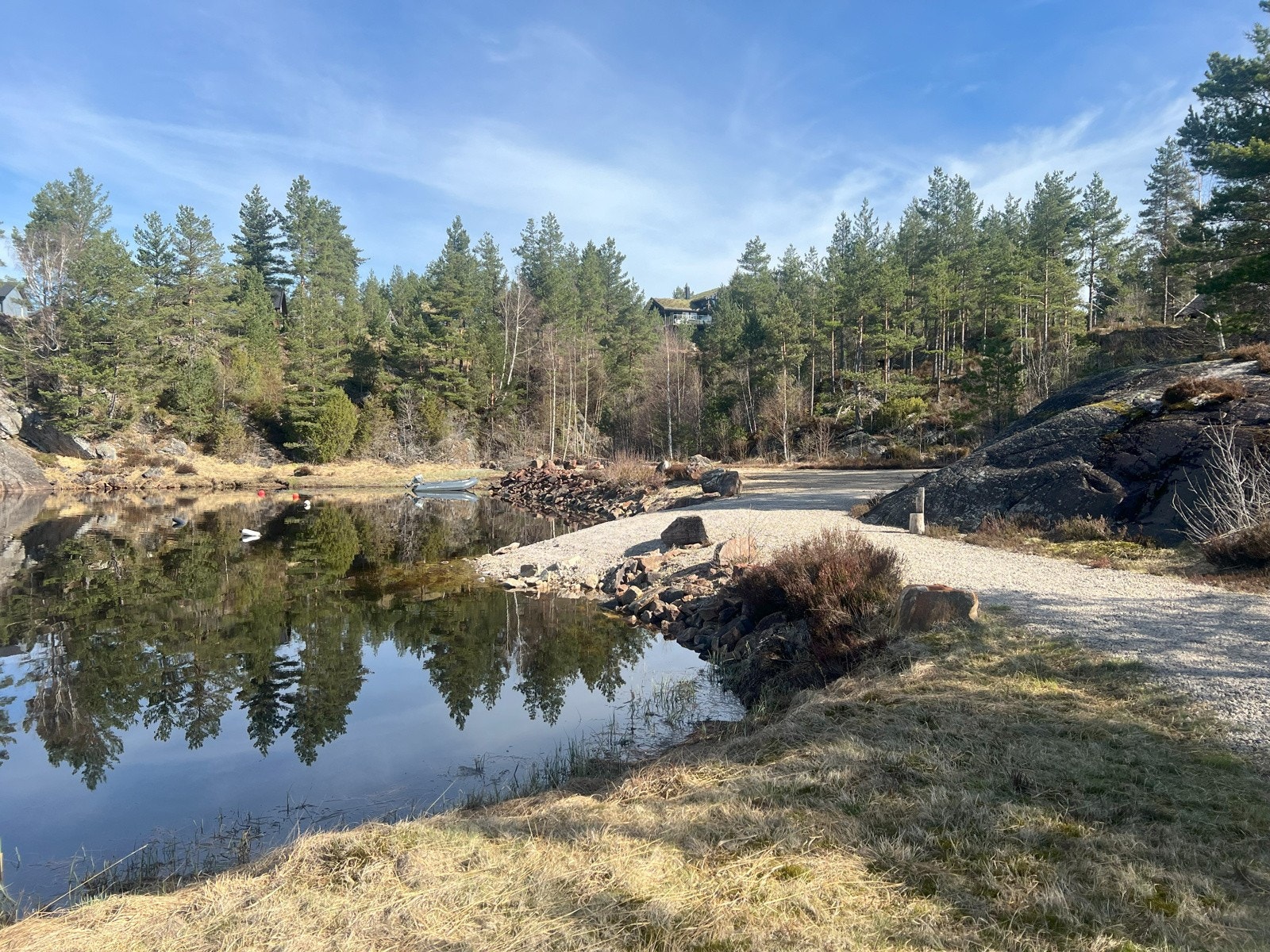 Muligheter for å ha båt i Vågsdalsfjorden. Galleribilde