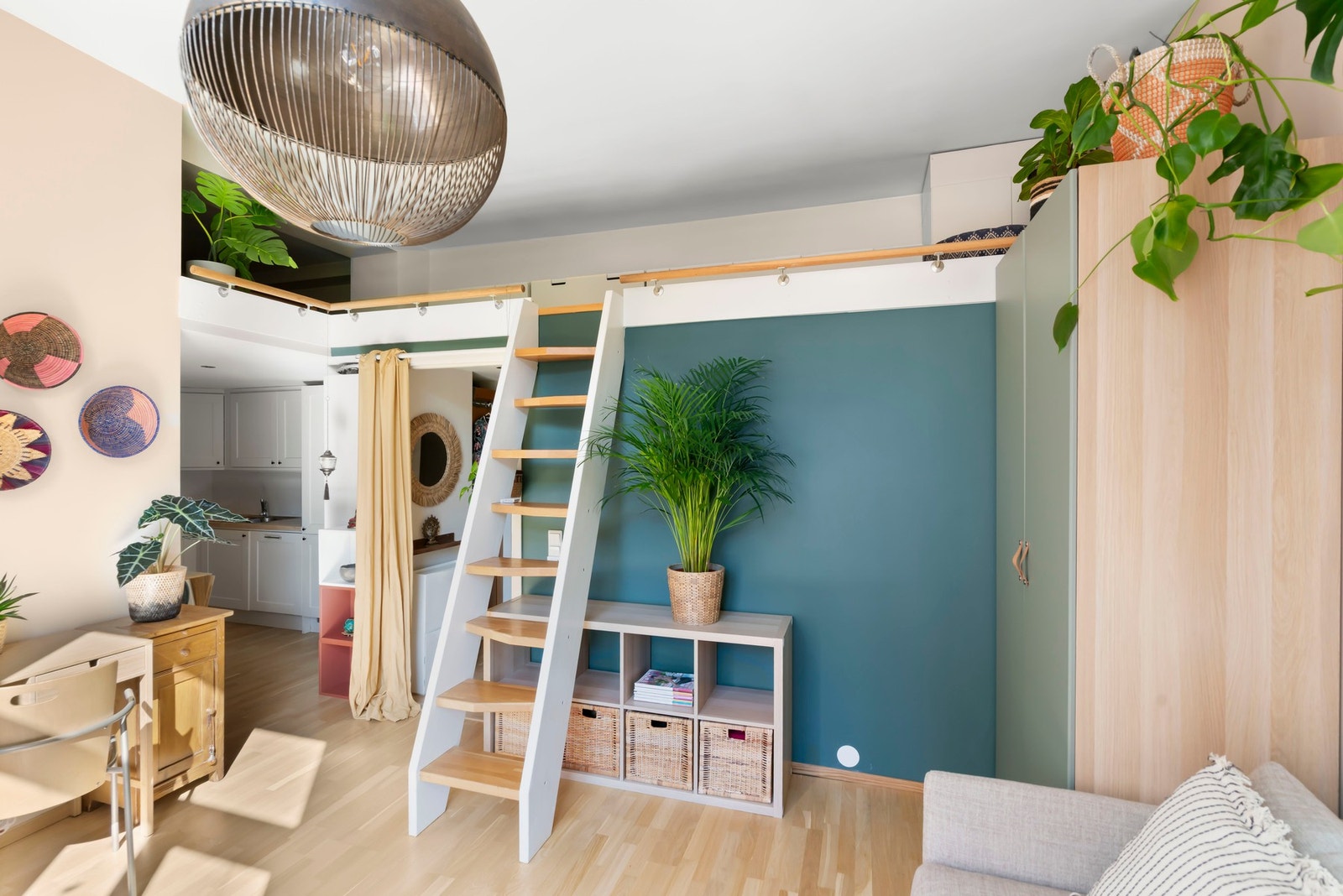 Leiligheten har hems på 14 m². Galleribilde