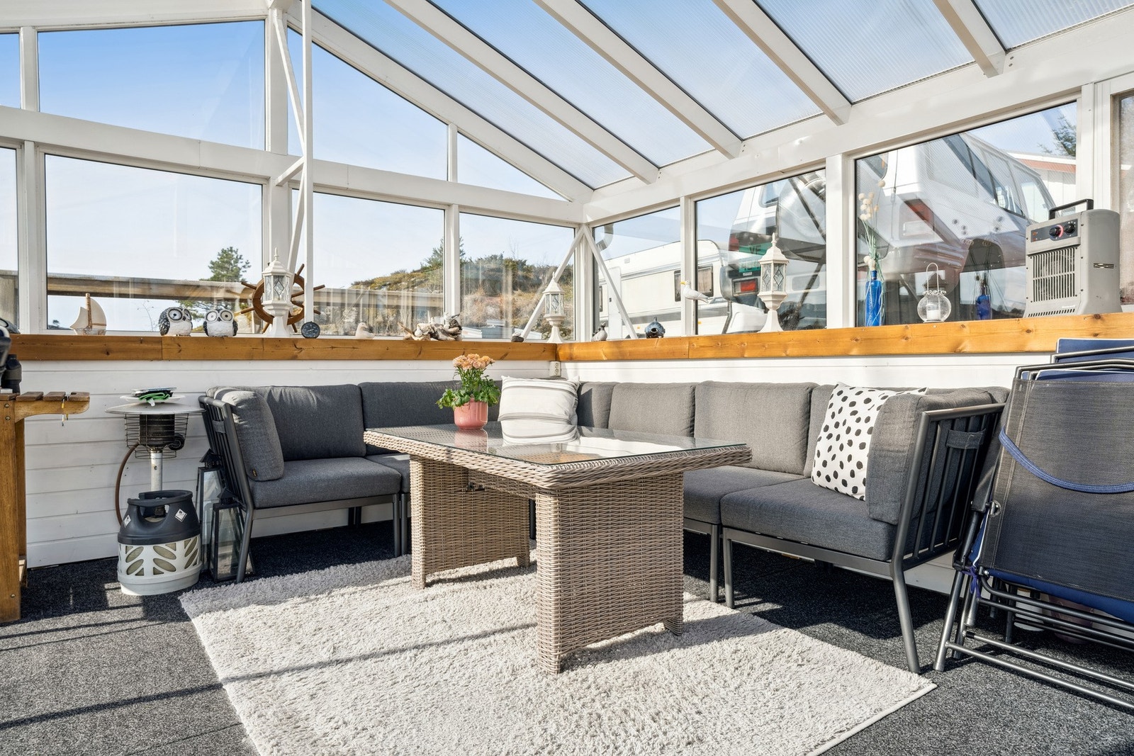 Vinterhage på 15 kvm. Galleribilde