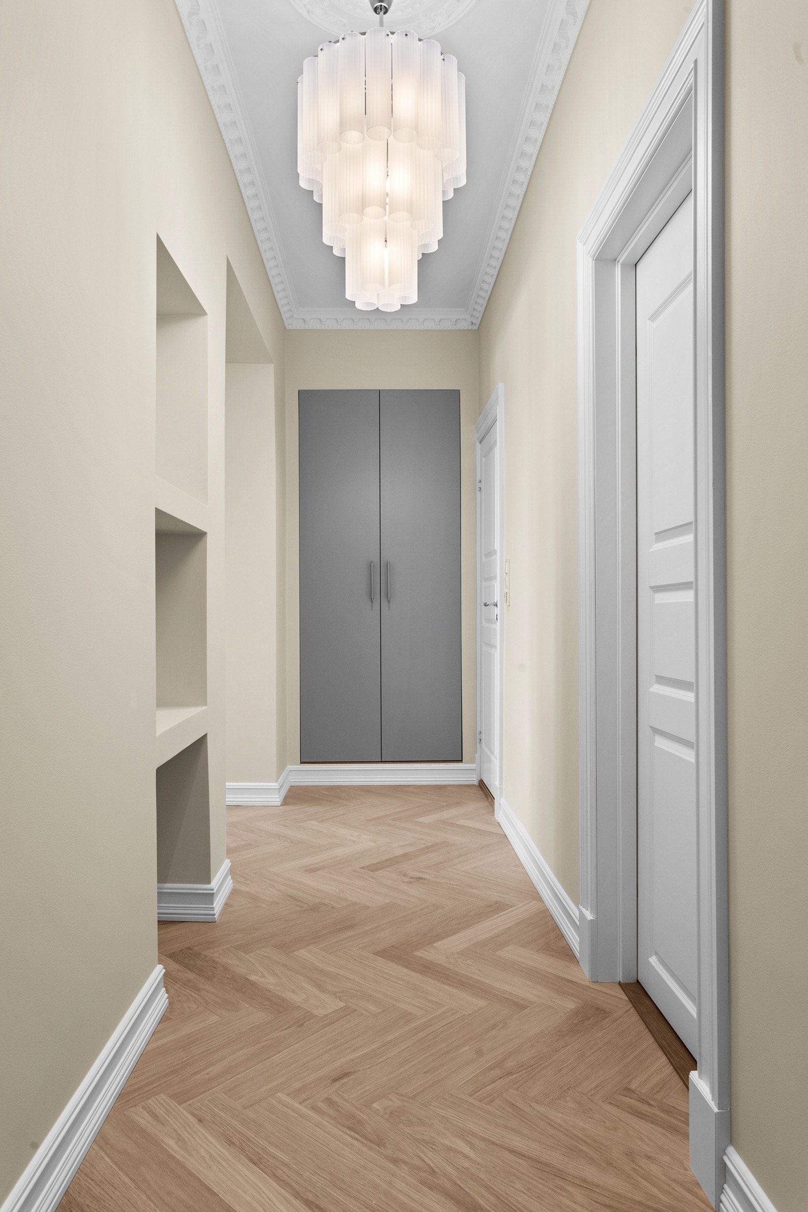 Det er etablert vaskerom/vaskenisje i entré. Galleribilde