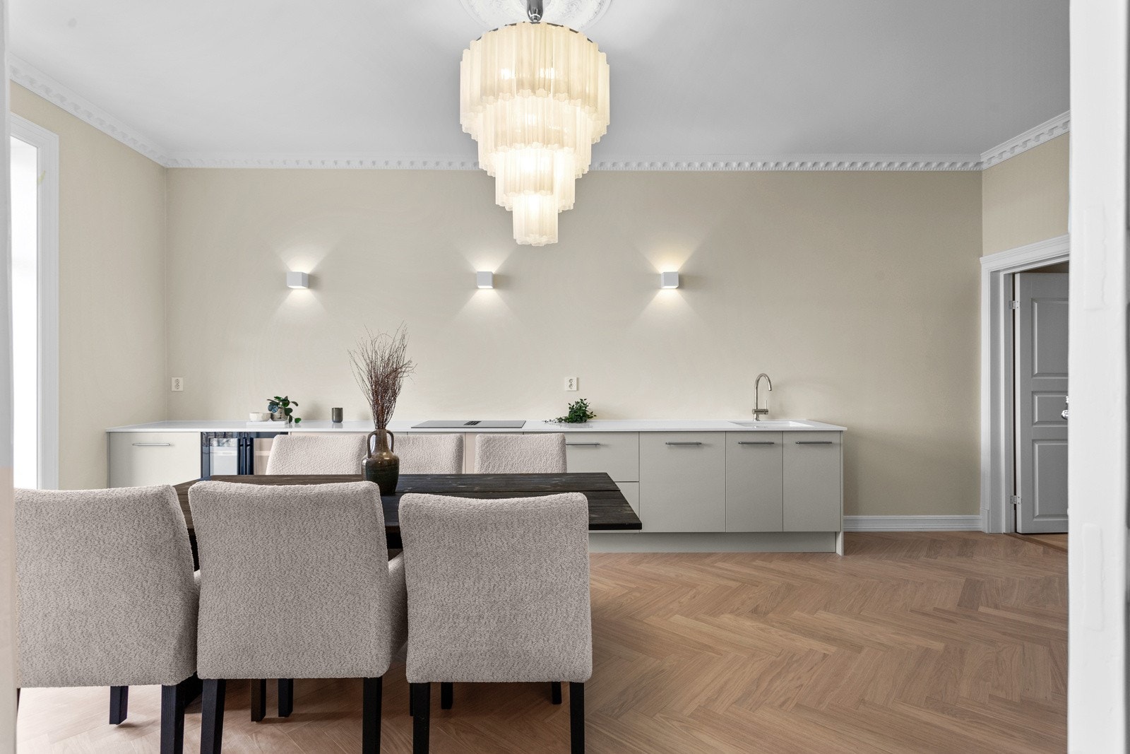 Helt nytt og lekkert kjøkken fra den danske kvalitetsleverandøren HTH. Galleribilde