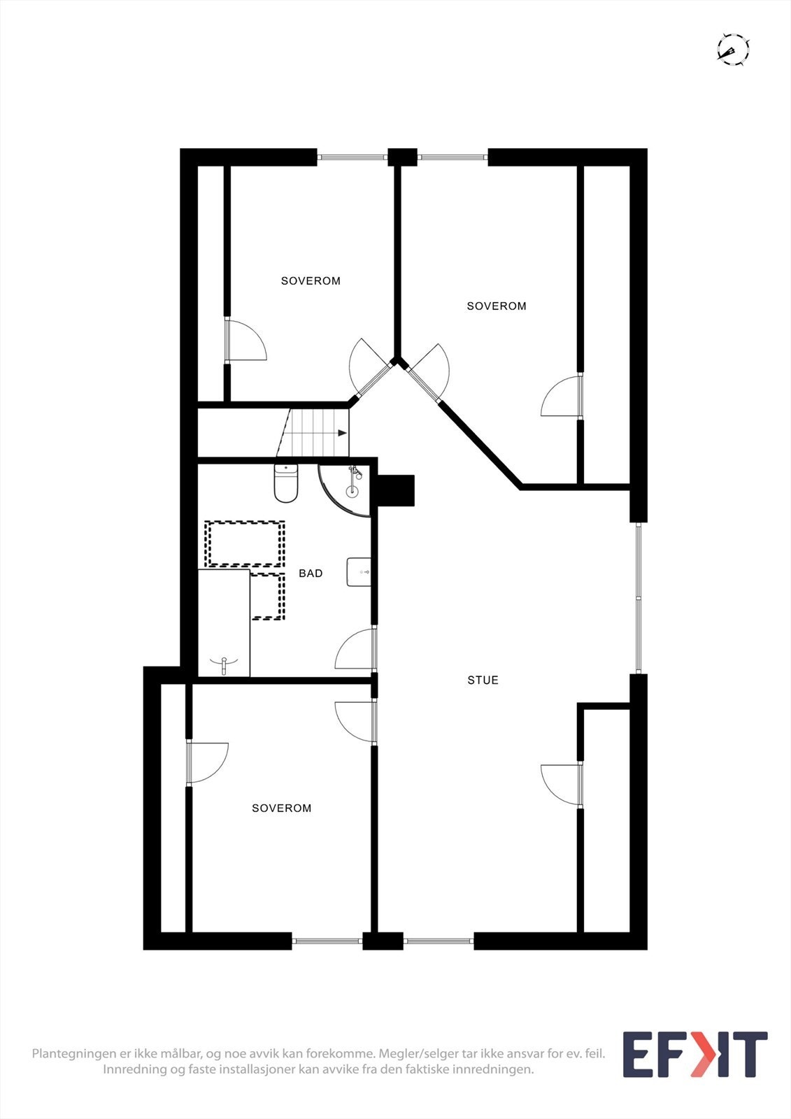 Planteikning 2. etg. Galleribilde