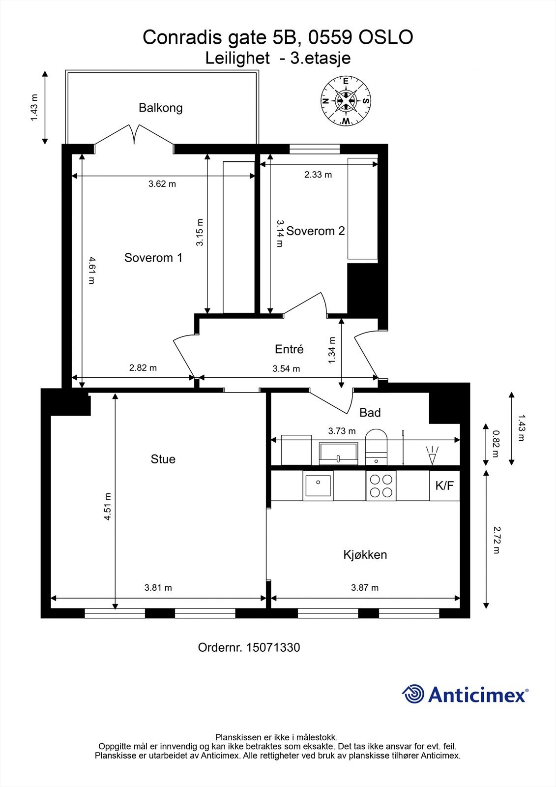 Plantegning Galleribilde