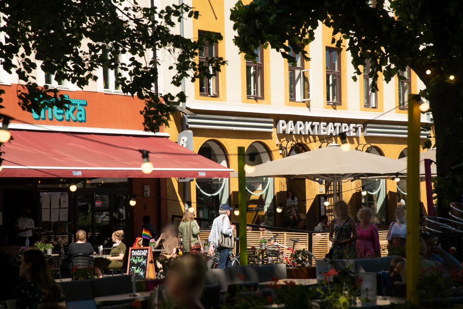 Går du et par kvartaler er du midt i hjertet av Grünerløkka, et område proppfullt av koselige spiseplasser, antikvitetsbutikker, barer og kafeer Galleribilde
