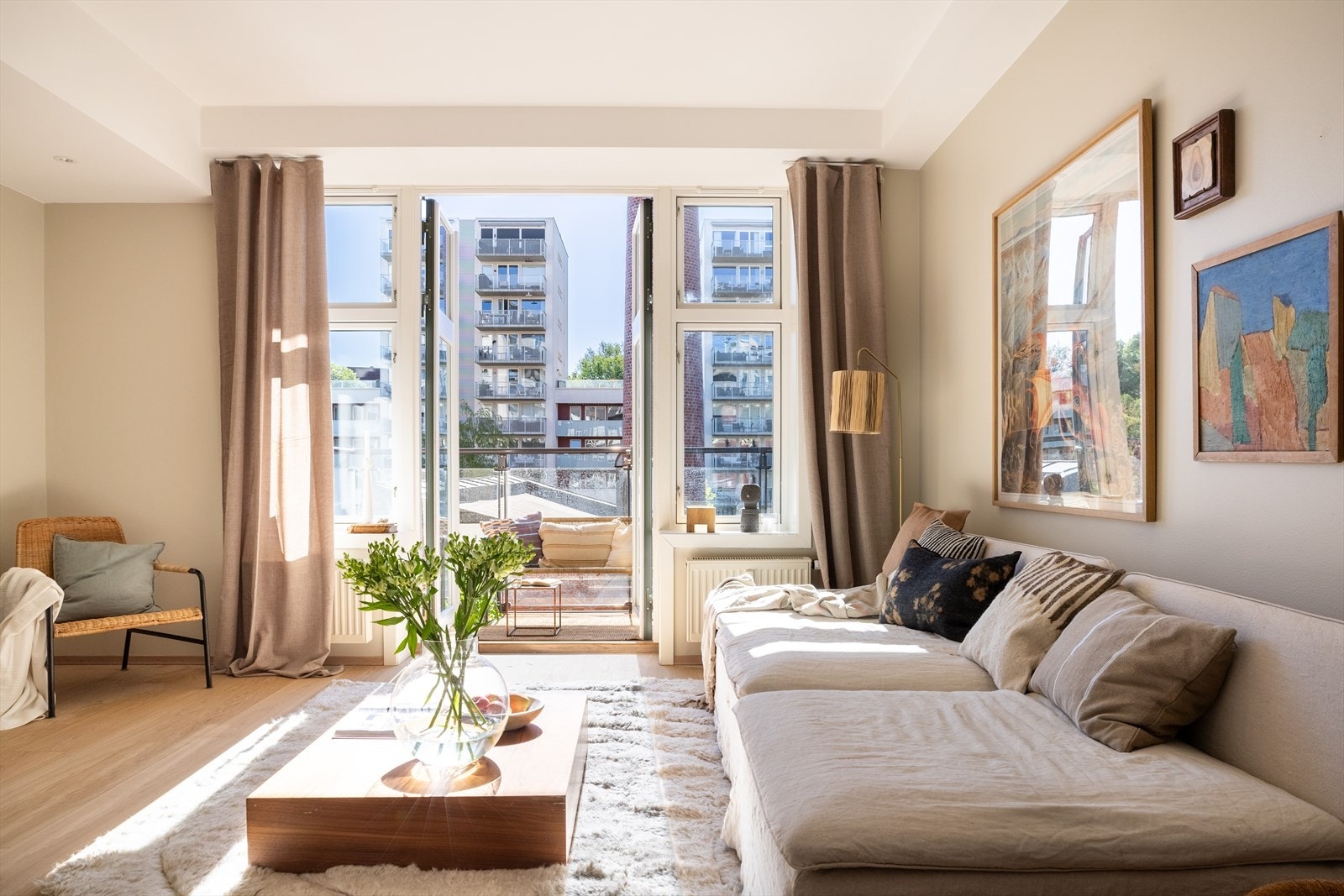 Stue med god romfølelse Galleribilde